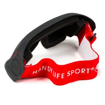 Handi Life Sport Volleyball Dunkelbrille Justa Blind Sports, Tragekomfort durch weiches, atmungsaktives Material