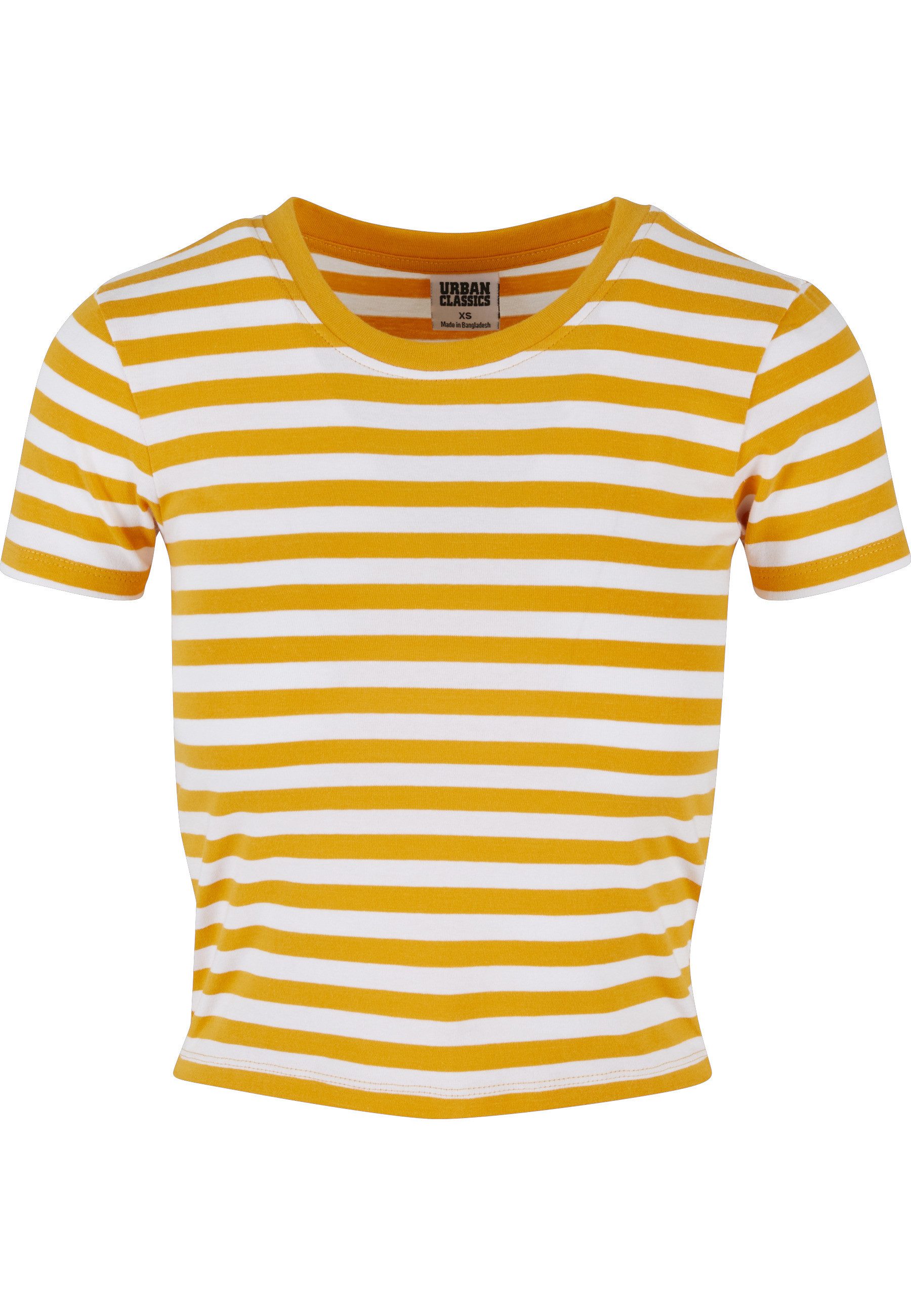 URBAN CLASSICS T-Shirt Urban Classics Damen Ladies Short Striped Tee (1-tlg)