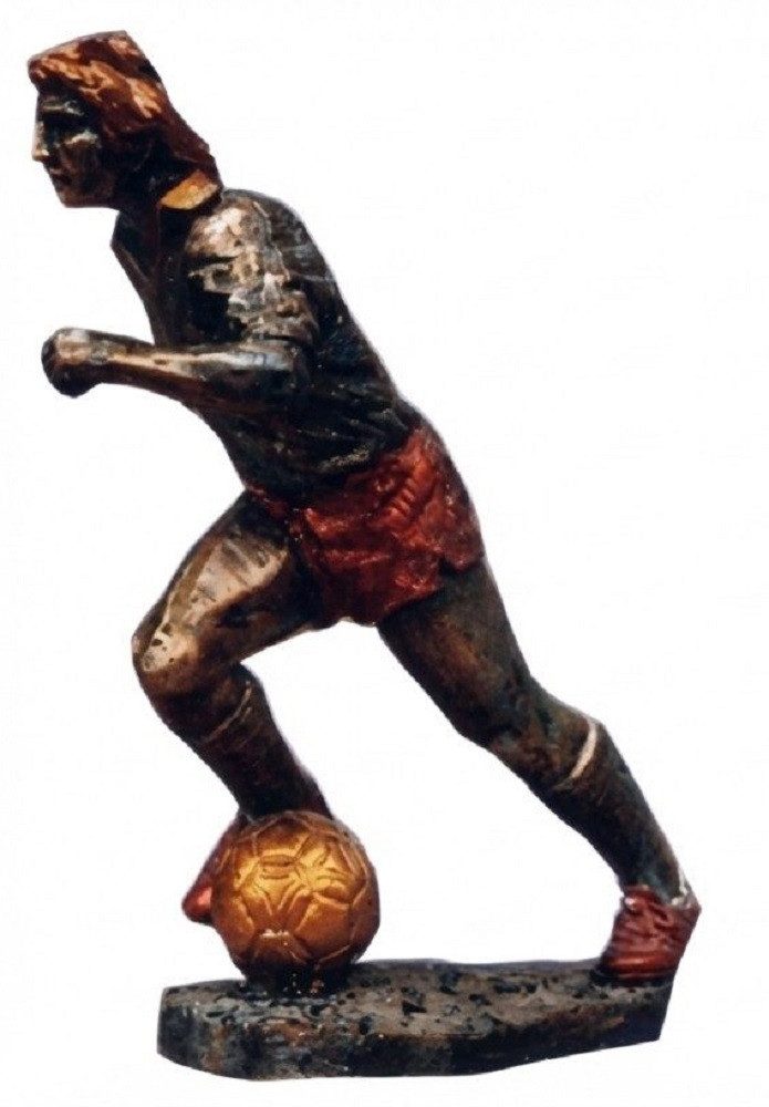 JVmoebel Dekoobjekt Fußball Figur aus Polyresin in modernem Design, Made in Europa