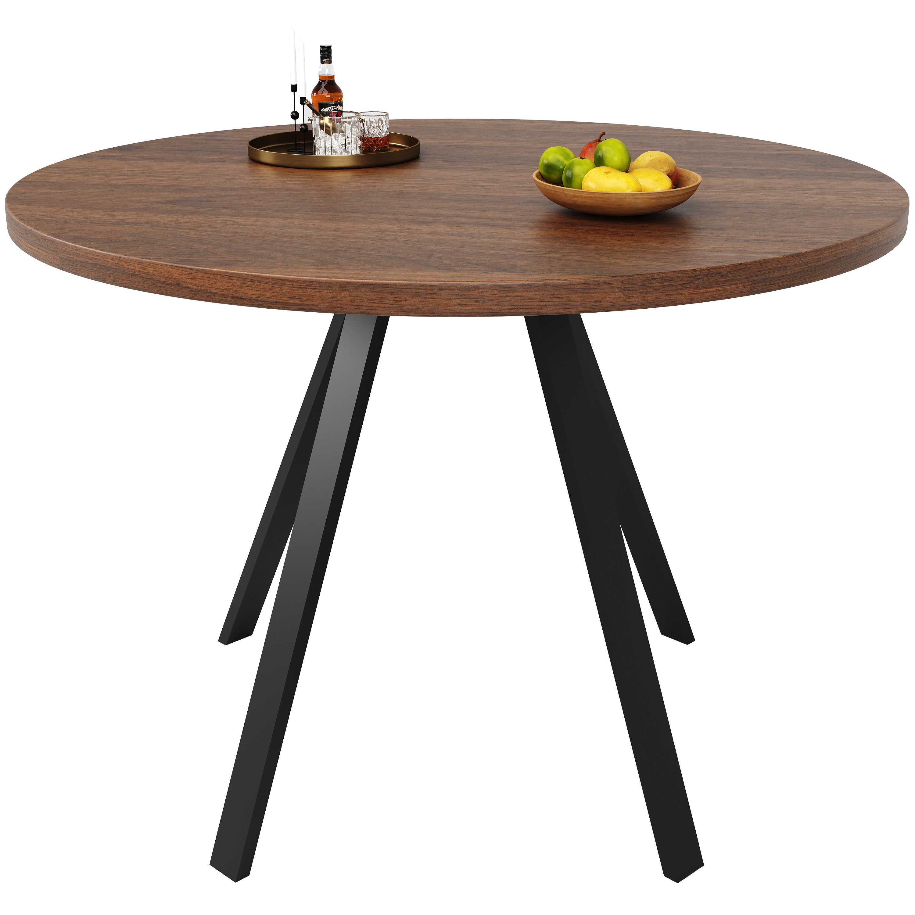 HAUSS SPOLE Esstisch Runder Küchentisch 80×80×75cm günstig online kaufen