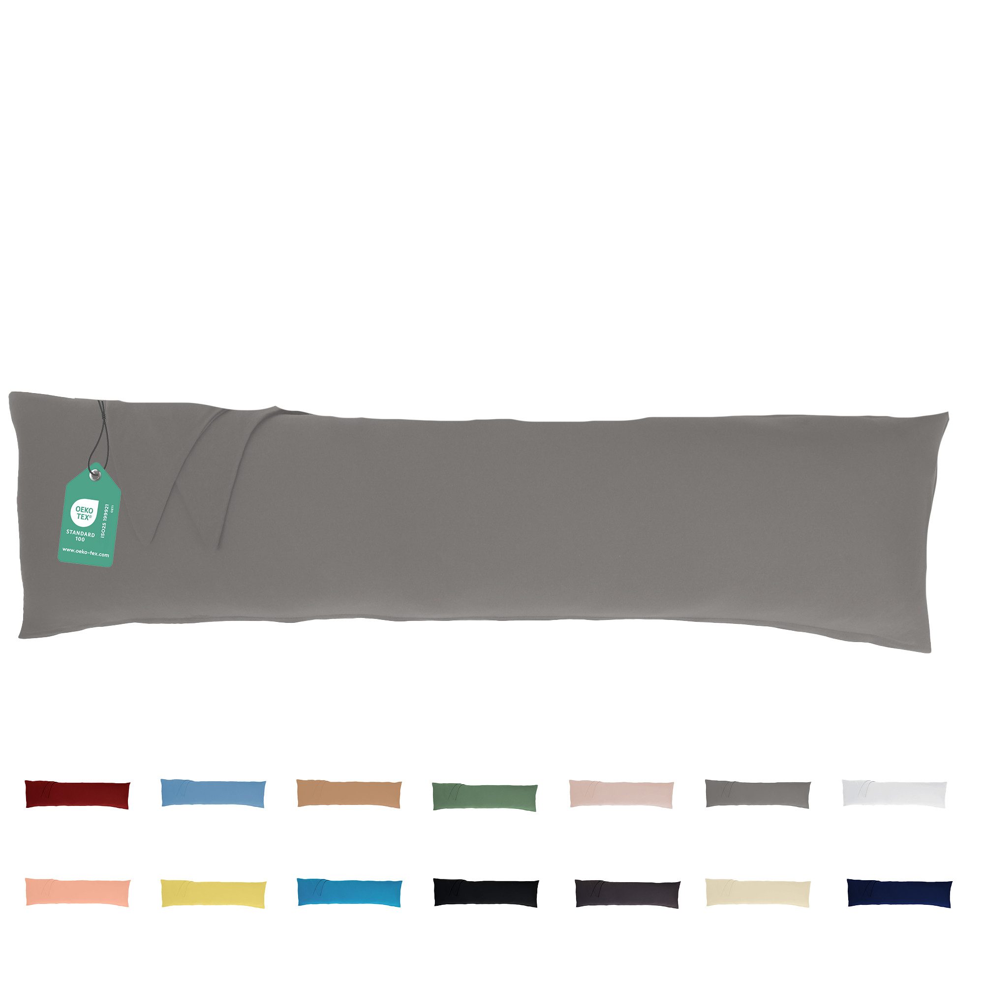 livessa Seitenschläferkissen mit bezug 40x145 cm - Schwangersschaftskissen - Schlafkissen, Kissen mit Bezug, Seitenschläferkissen : 100% Mikrofaser, Kissenbezug: 100% Baumwolle, Stillkissen mit Kissenbezug