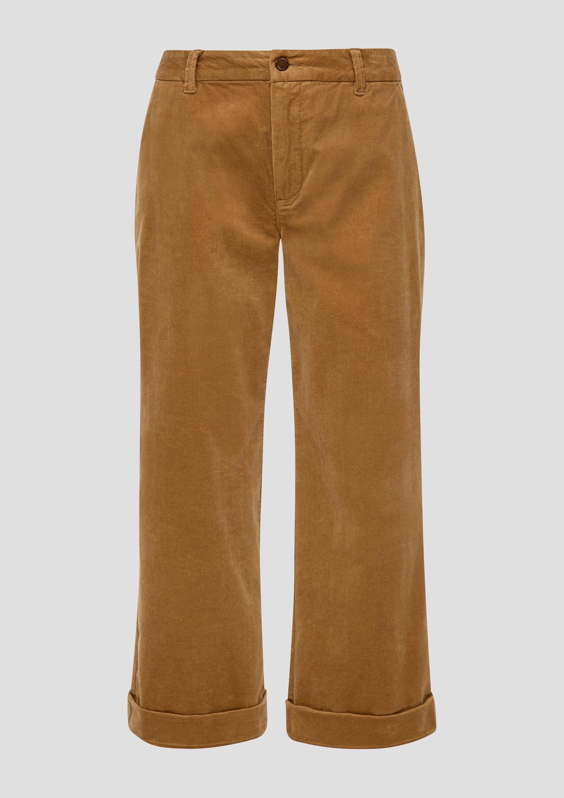 s.Oliver Culotte Hose Regular: Culotte aus Cord