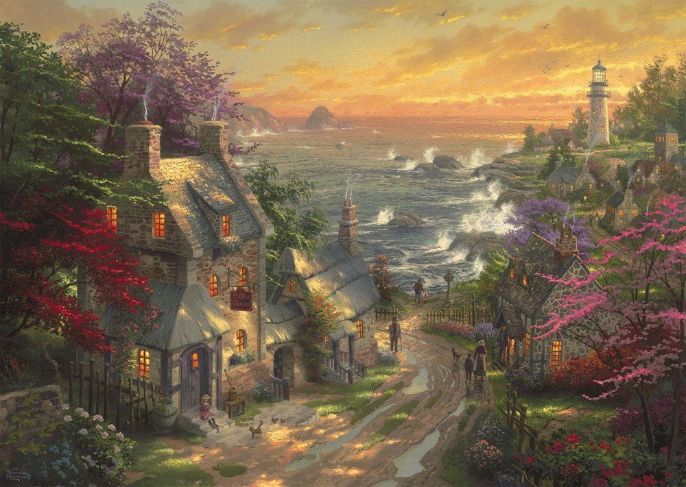 Schmidt Spiele Puzzle Thomas Kinkade Dörfchen günstig online kaufen