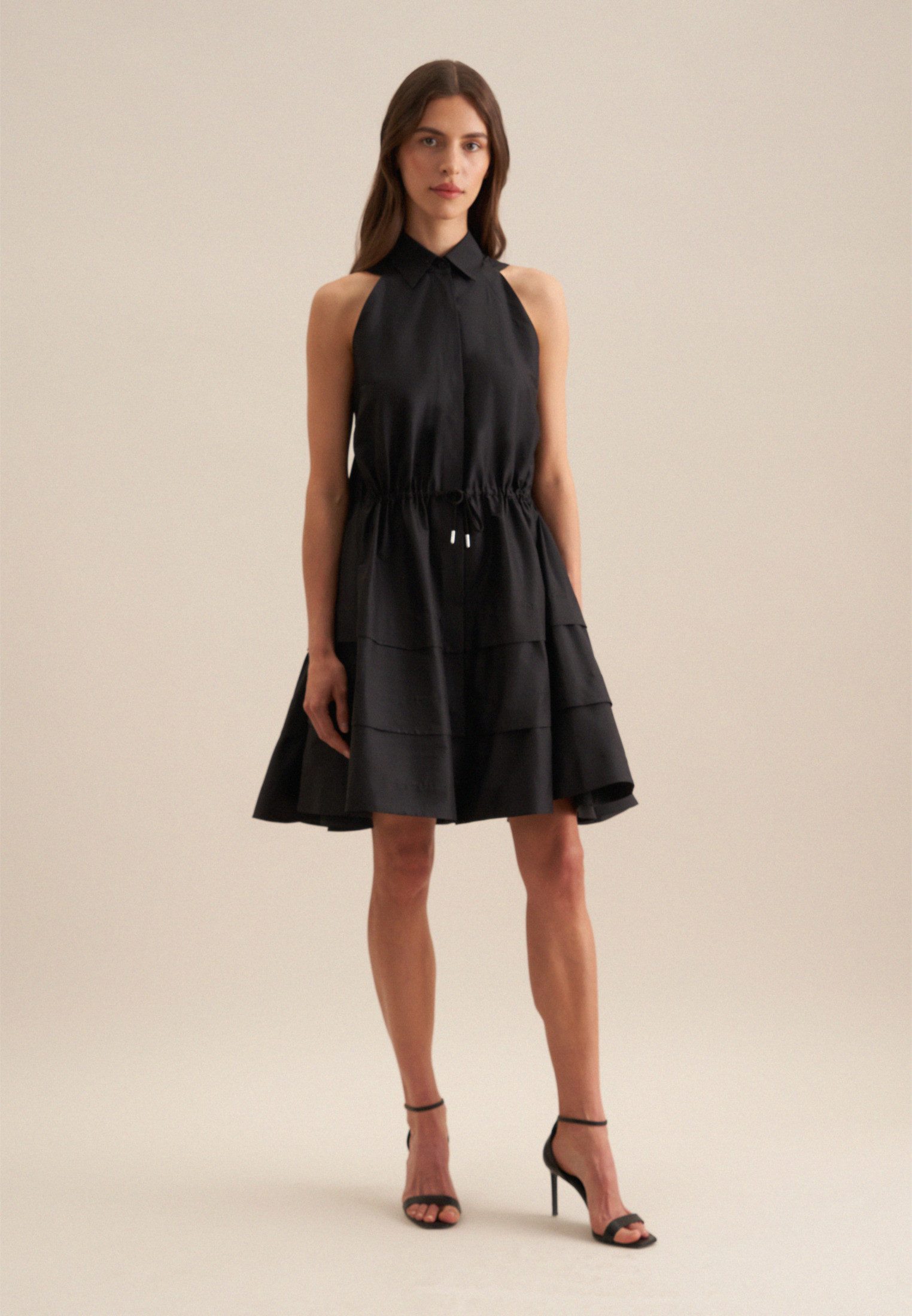 Sommerkleid Schwarze Rose
