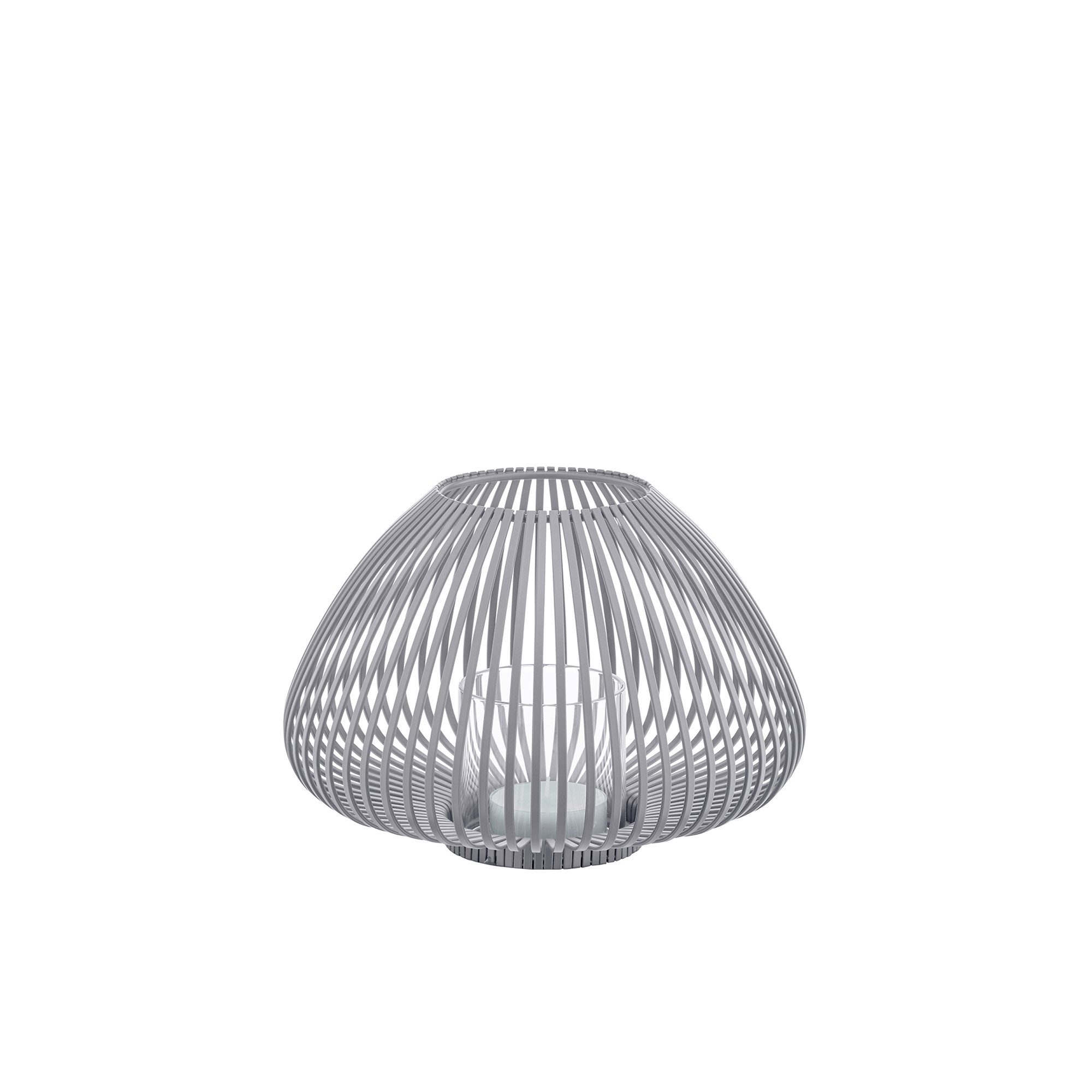 blomus Laterne -LYVA- Kerzenhalter, Windlicht, Kerzenlaterne: Indoor & Outdoor, Lichteffekte für gemütliche Atmosphäre, inklusive Kerzenglas