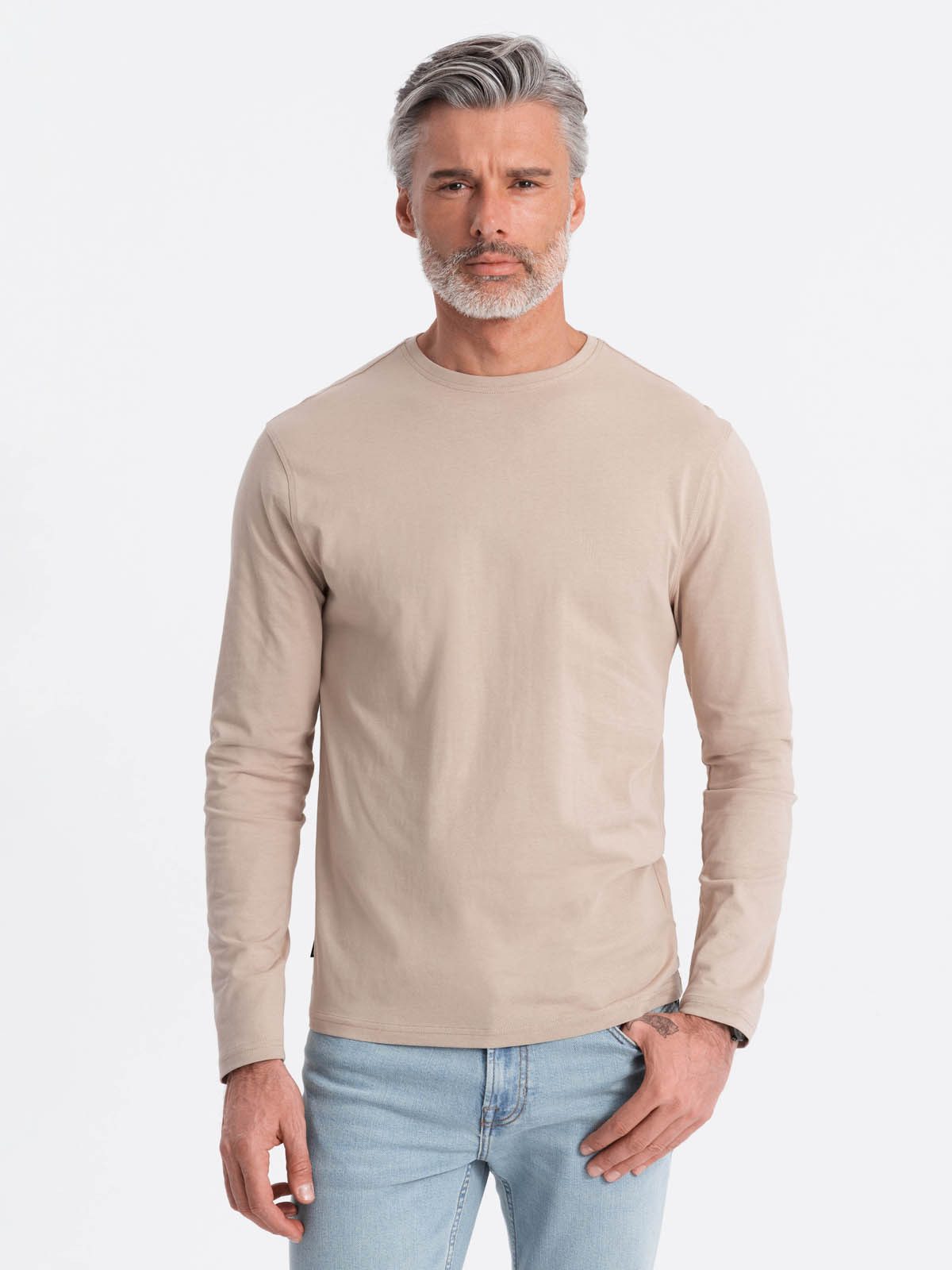OMBRE Longsleeve Herren- Longsleeve Basic