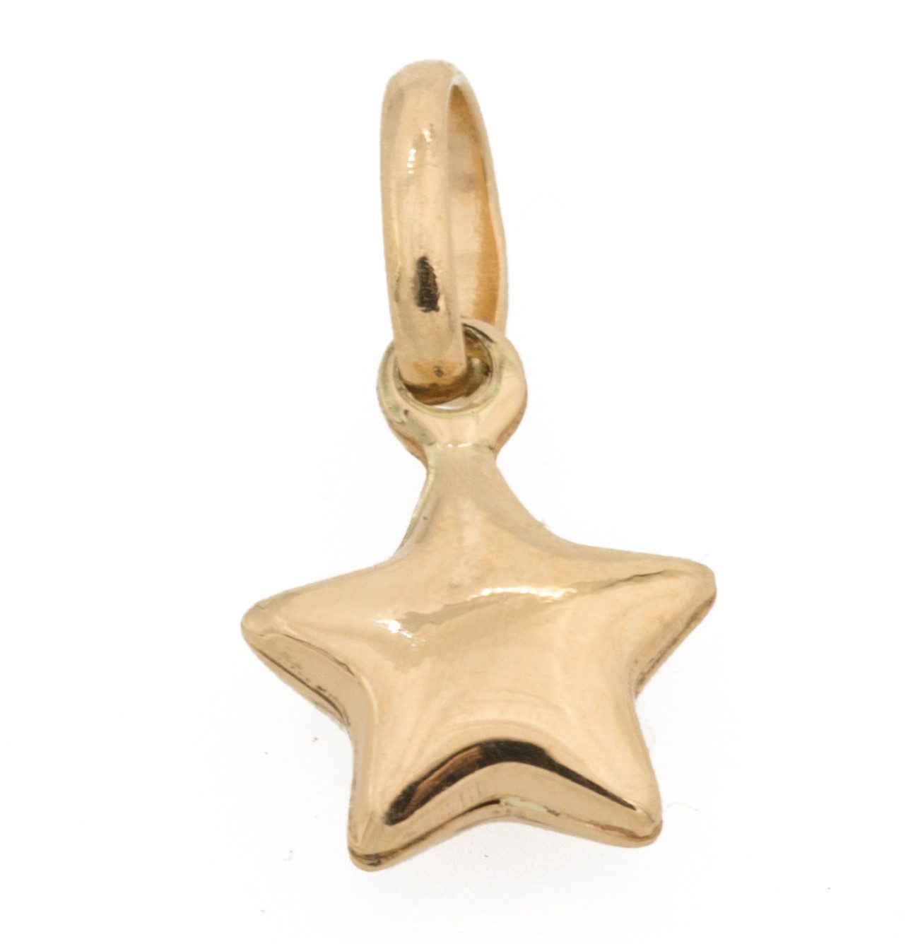 Bella Carina Sternanhänger Anhänger kleiner Stern aus 585 Gold 14 Karat, 585 Gold
