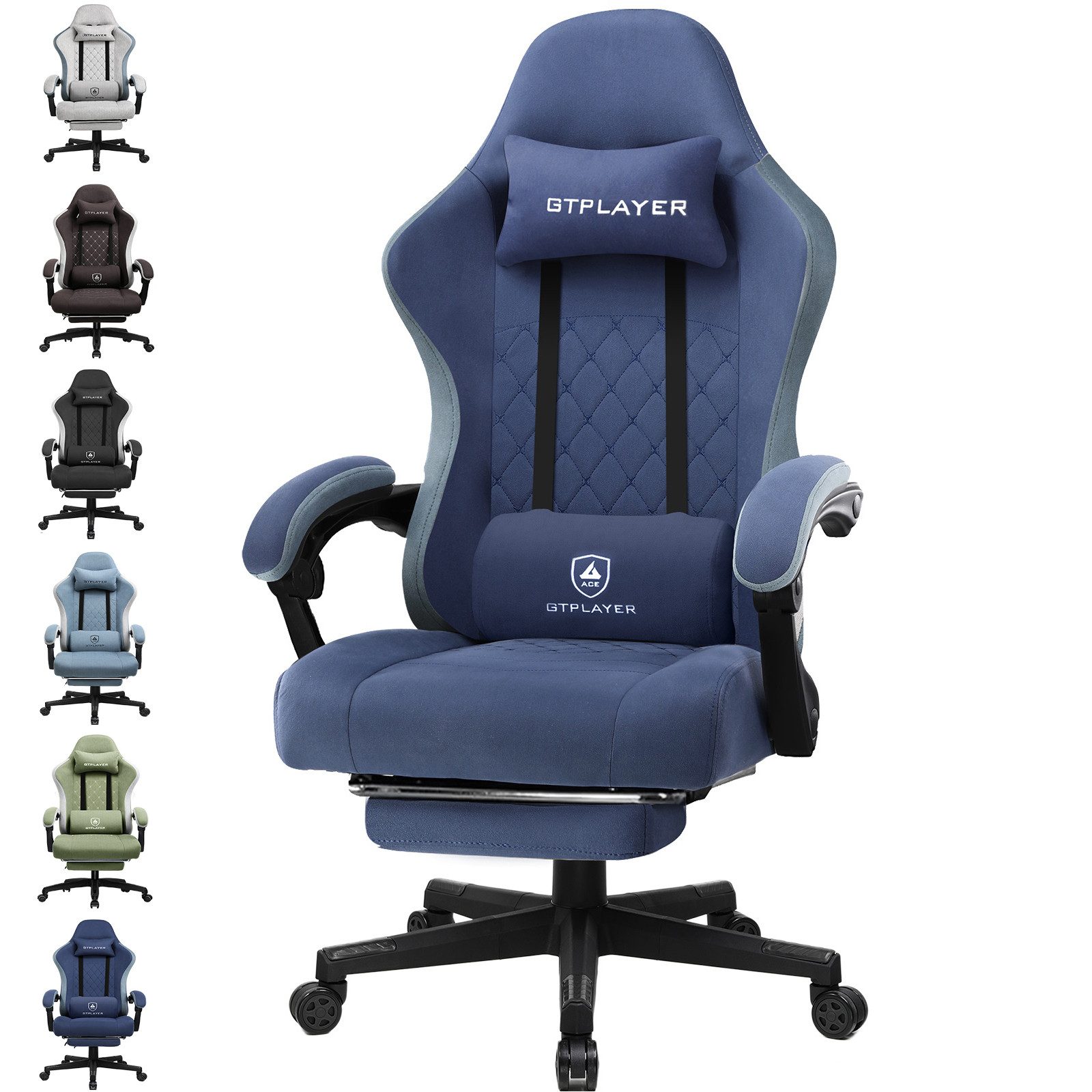 GTPLAYER Gaming-Stuhl Ergonomischer Gaming Sessel Schreibtischstuhl günstig online kaufen