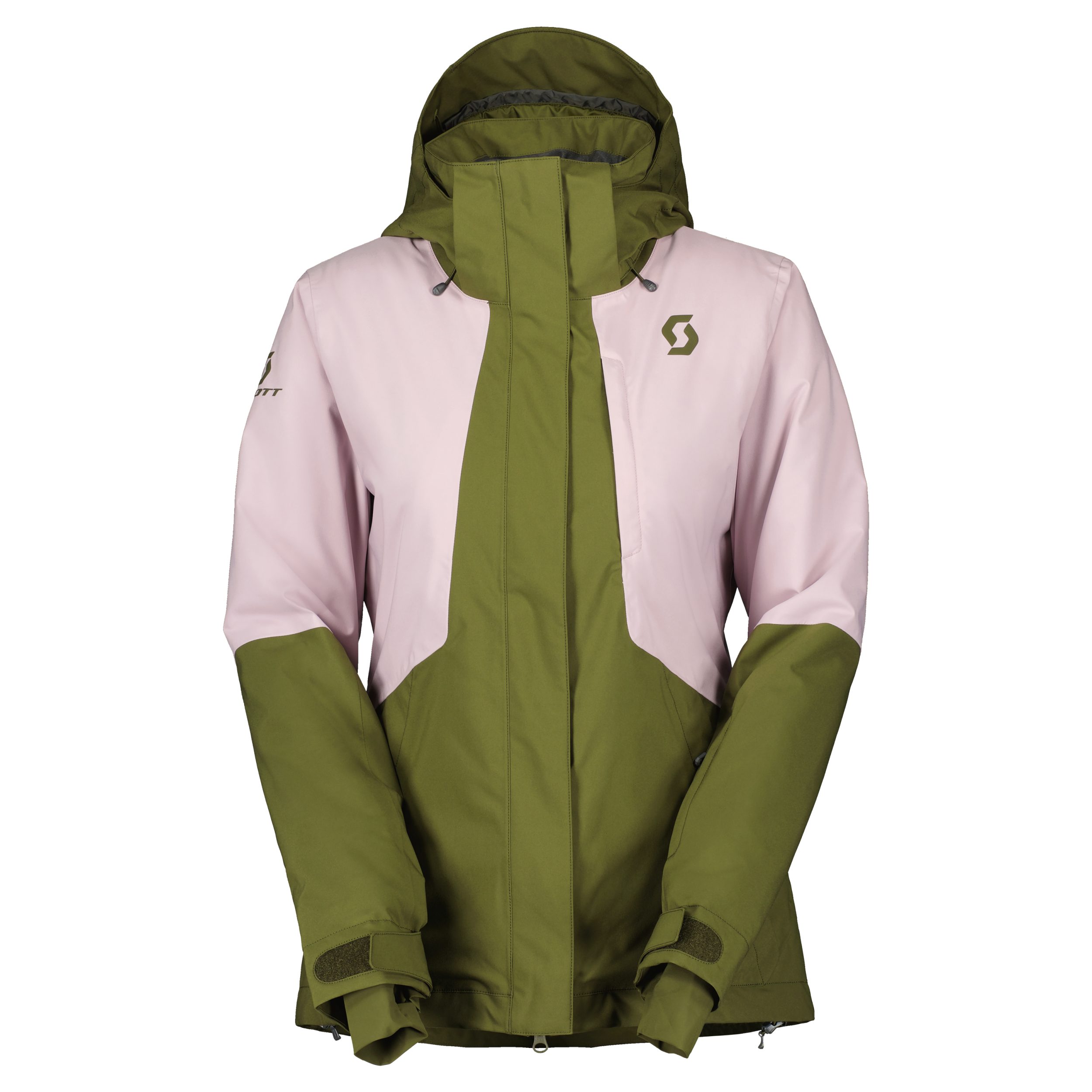 Skijacke SCO Jacket W's Ultimate Dryo 10 FIR GREEN/CLOUD PINK