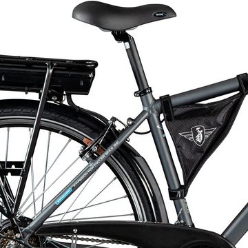 Zündapp Lenkertasche Dreiecks-Rahmentasche (1-tlg), Rahmentasche Fahrradtasche mit Klett Fahrradtasche Oberrohrtasche