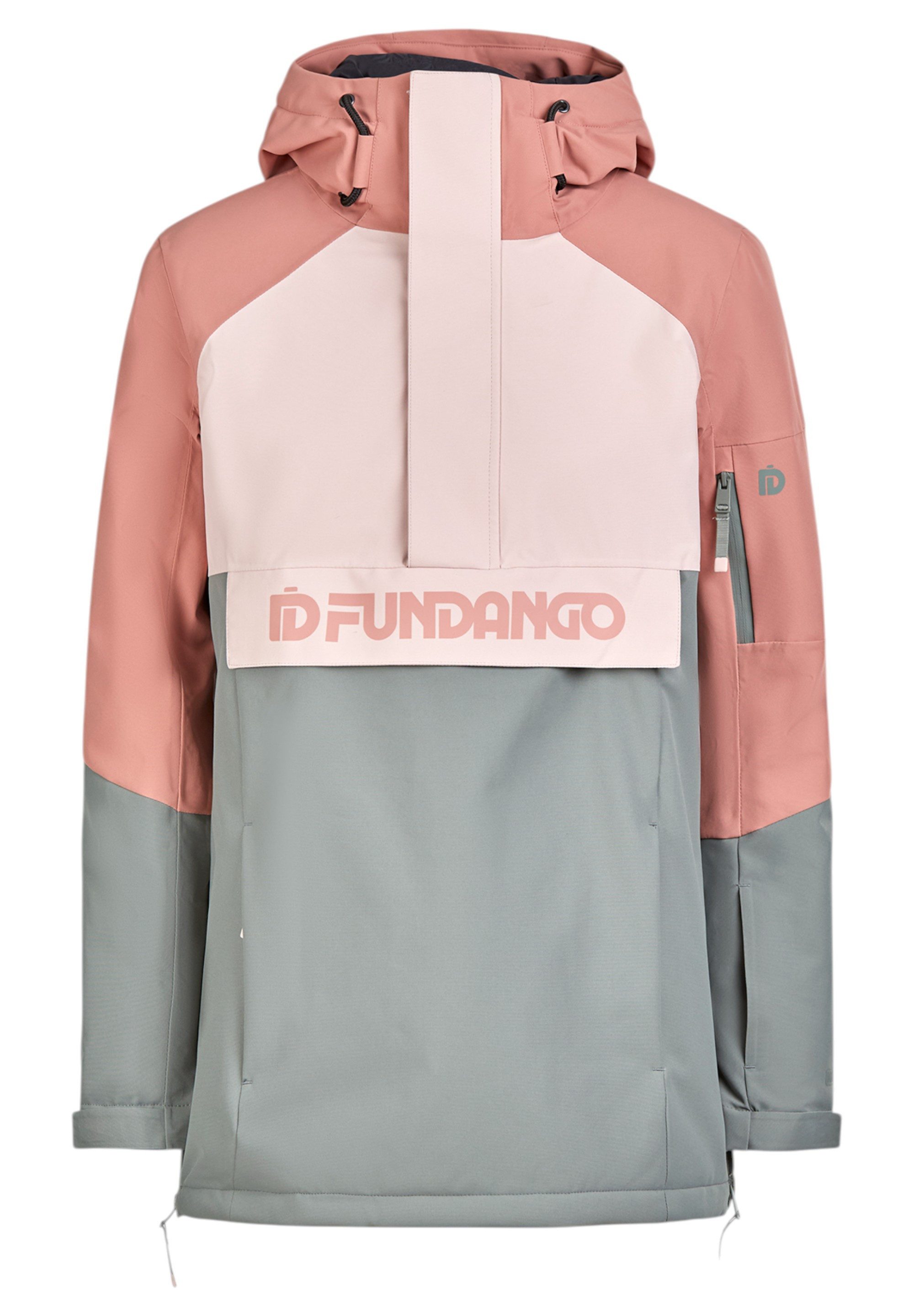 Fundango Winterjacke Birch ECO Logo Anorak technische Schlupfjacke für Ski günstig online kaufen