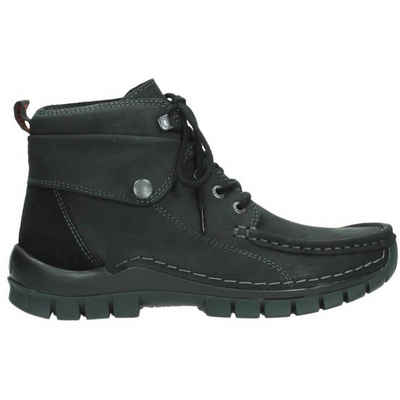 WOLKY schwarz Schnürstiefelette (1-tlg)