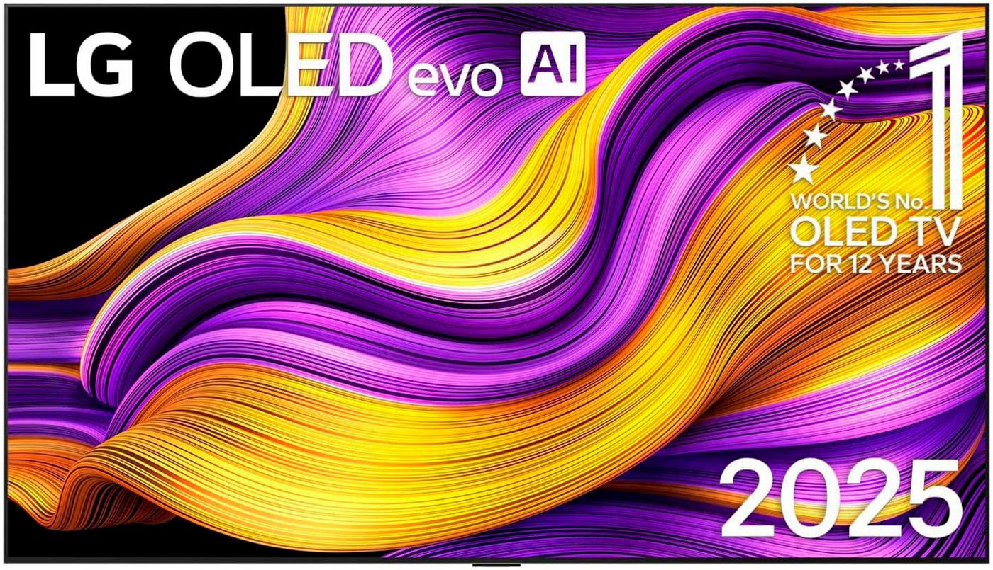 LG OLED77G57LW OLED-Fernseher (195 cm/77 Zoll, 4K Ultra HD, Smart-TV) schwarz|silberfarben ! RABATT: 22.77% LG OLED77G57LW OLED-Fernseher (195 cm/77 Zoll, 4K Ultra HD, Smart-TV) schwarz|silberfarben ! RABATT: 22.77%