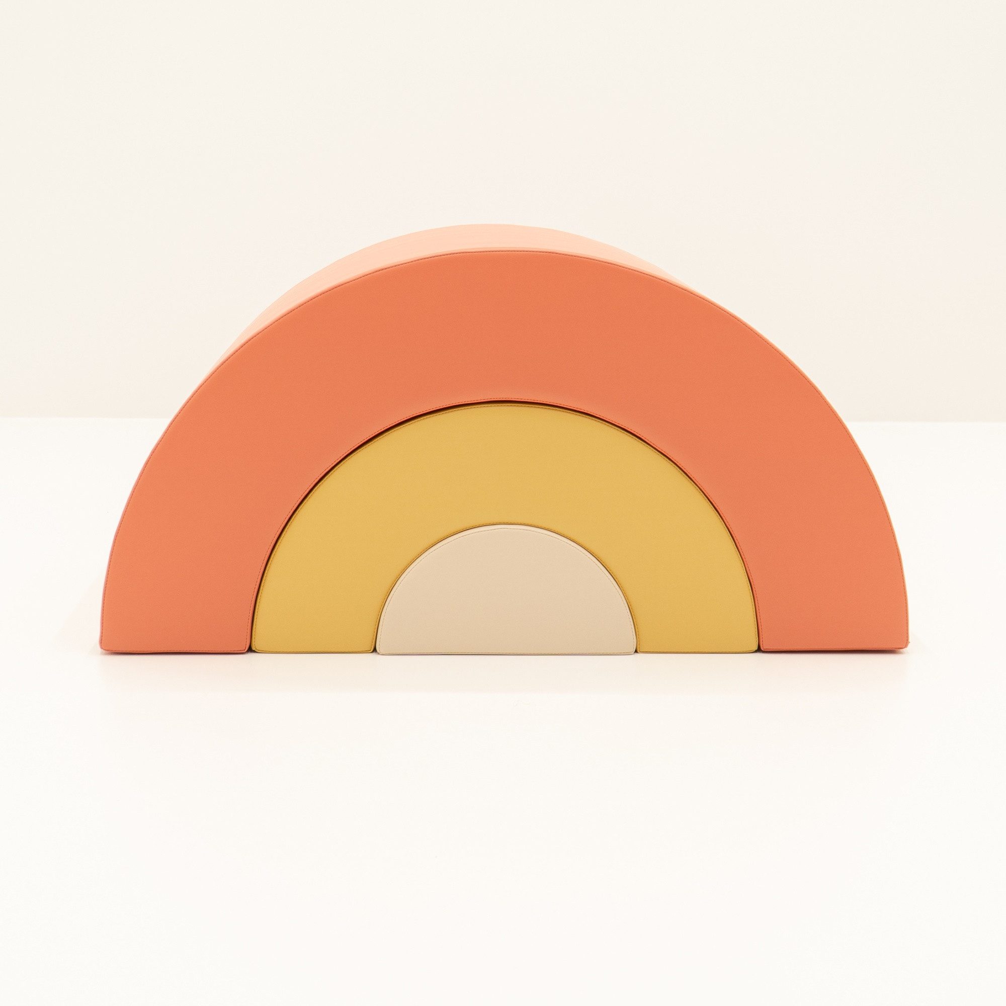 IGLUSoftplay Rainbow Montessori Softbaustein-Set Pastel Soft Play mehrere Farben Spielbauklötze, Montessori-Prinzip, Regenbogen-Softplay, weicher Schaumstoff
