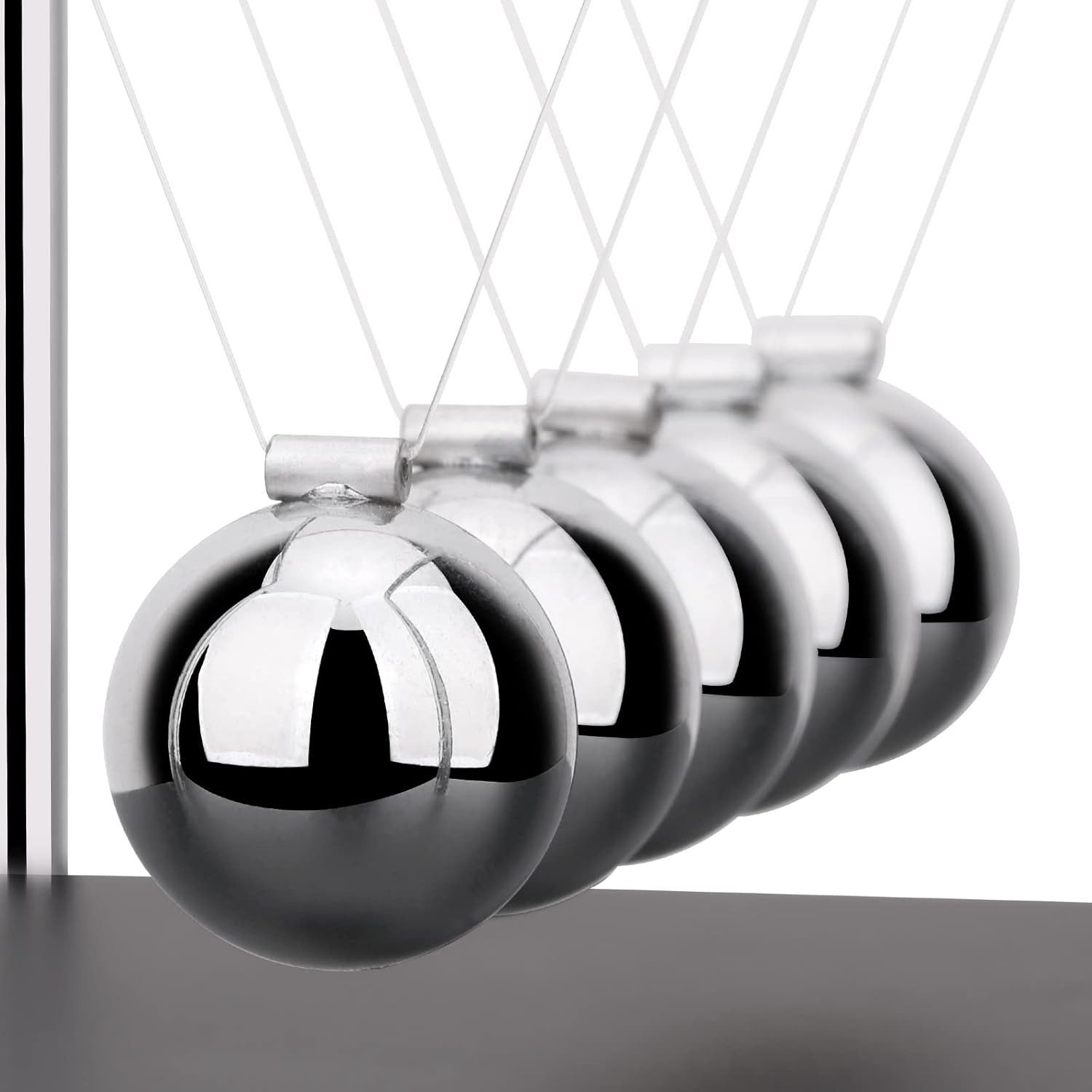 FELIXLEO Ballschleuder Newton's Cradle Balance Ball Wissenschaftliches Physik-Gadget, 1 tlg.