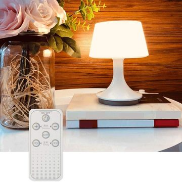 GelldG Tischleuchte LED Außen Tischleuchte per USB Aufladbar dimmbares LED Tischlampe