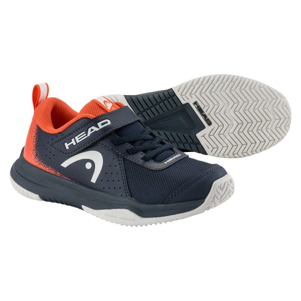 Head Sprint Velcro 4.0 (Klettverschluss, Allcourt) dunkelblau/rot Tennisschuh