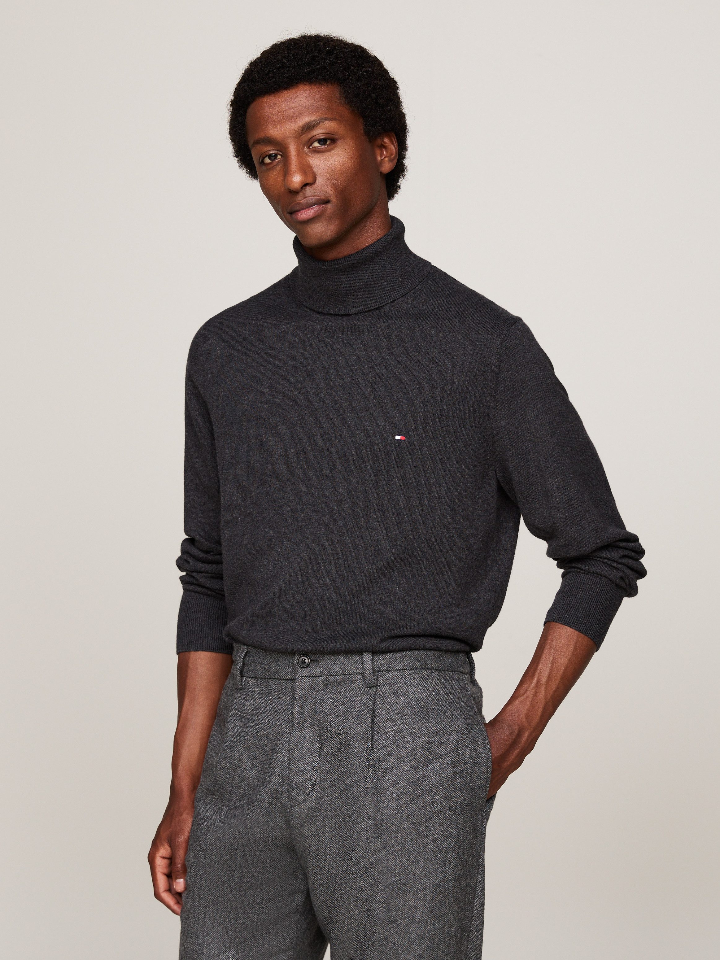 Tommy Hilfiger Rollkragenpullover PIMA ORG CTN günstig online kaufen