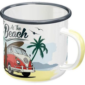 Nostalgic-Art Tasse Emaille-Becher - Volkswagen - VW Bulli - Beach