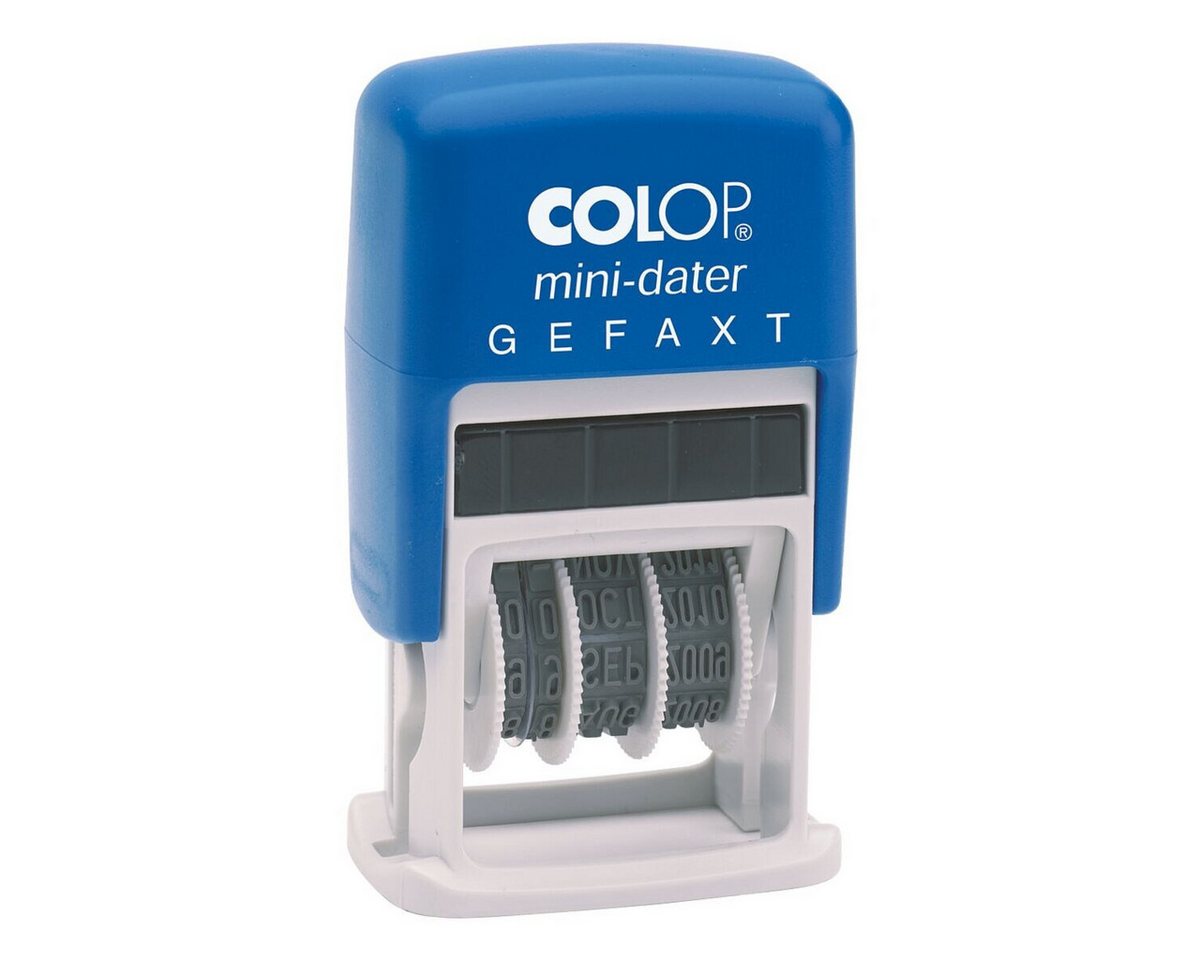 Thumbnail - COLOP Stempel S 160/L Gefaxt, Datumstempel mit Datumseinstellungen & festem Text, selbstfärbend
