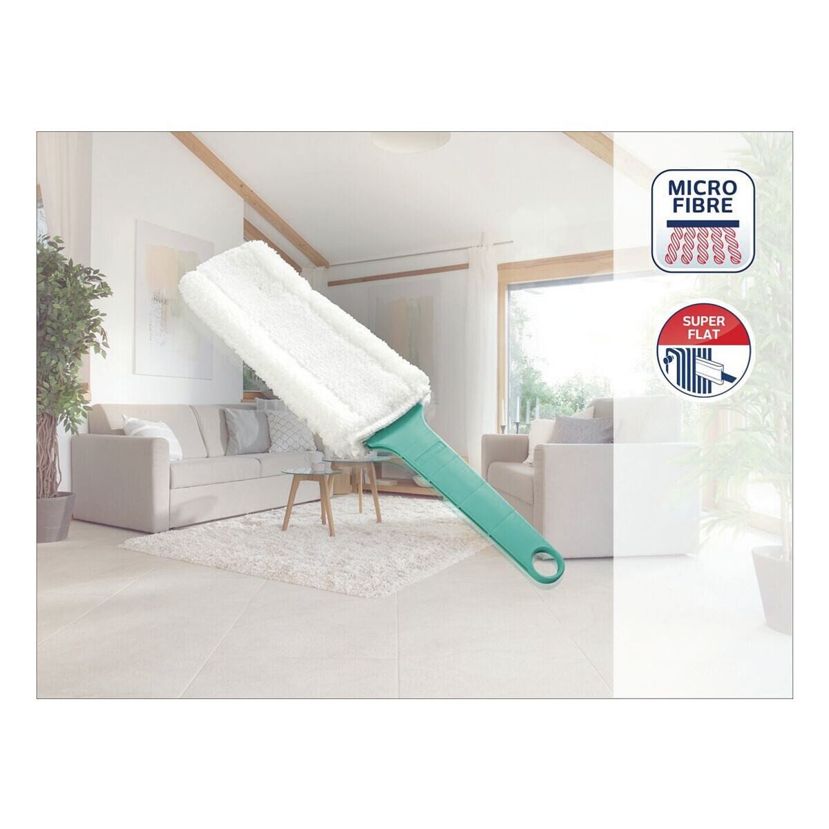 Leifheit Staubwischer Duster Flat, waschbar