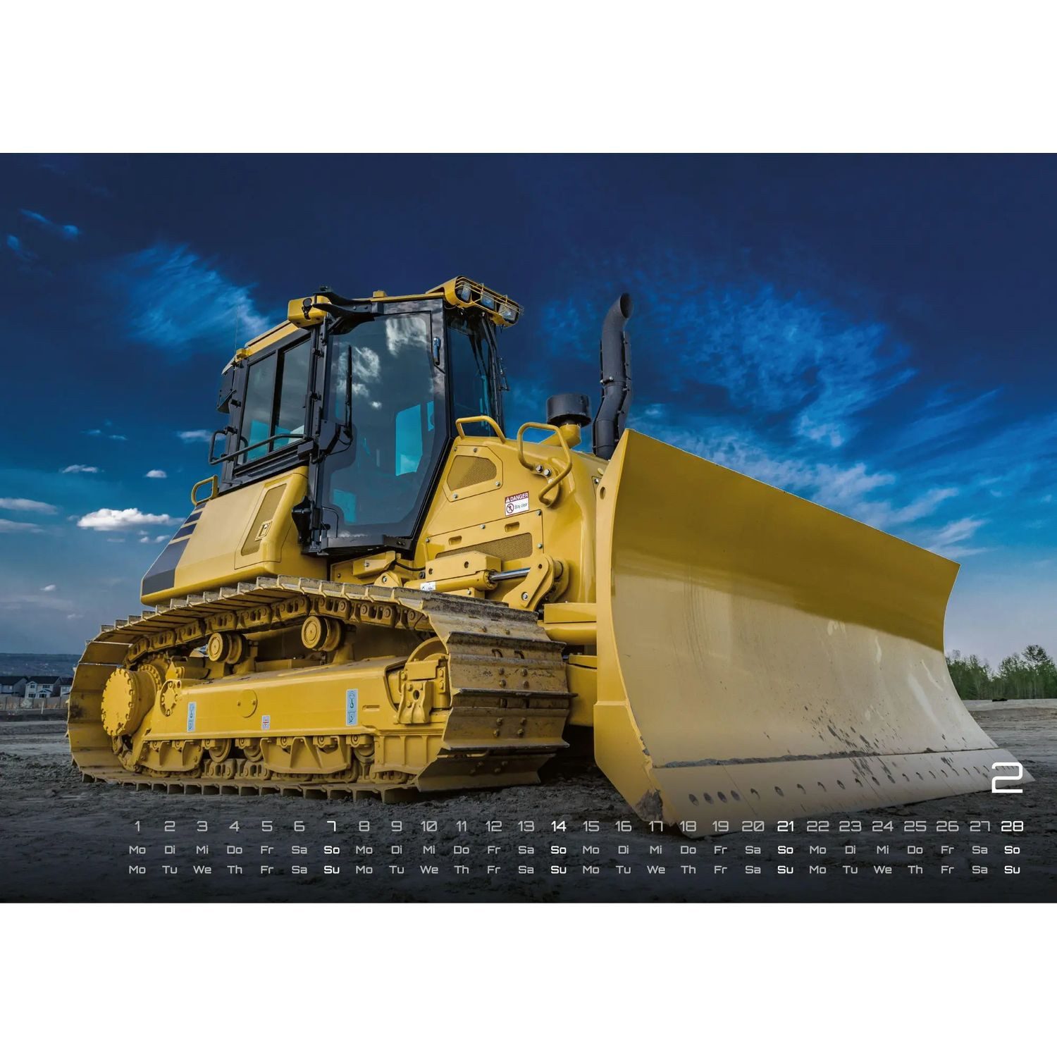 Wandkalender Baumaschinen - gigantische Bauhelfer - 2027 - Kalender DIN A3