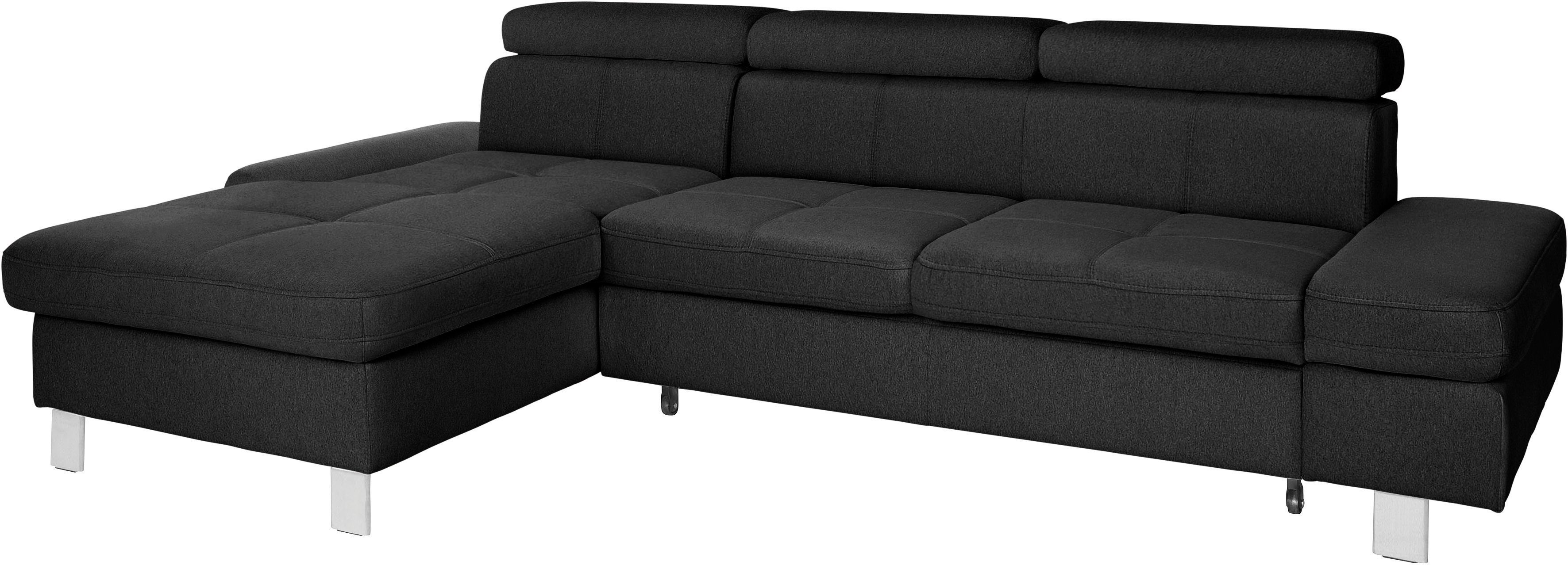 exxpo - sofa fashion Ecksofa Fiji, hochwertige Detailverarbeitung, Breite 292cm, L-Form, bequem durch Kopf- und Armteilverstellung, wahlweise mit Bettfunktion – Bild 2 von 5