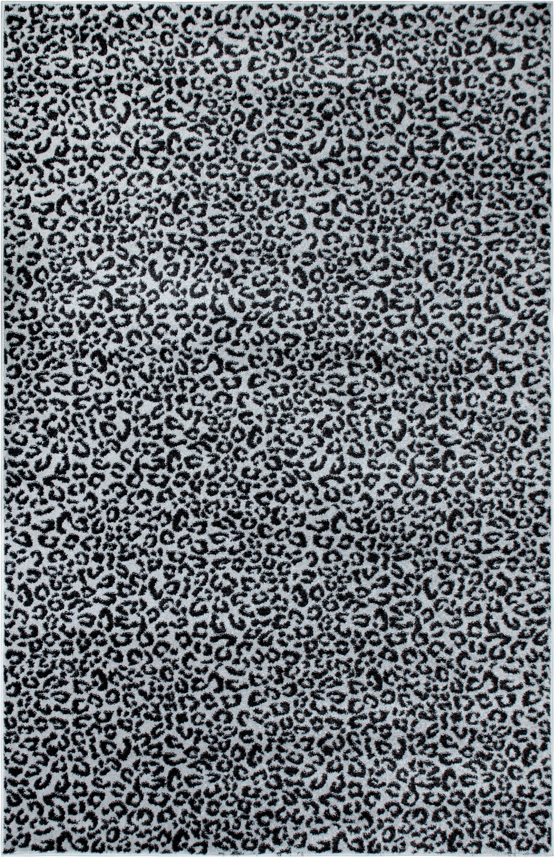 OTTO home Teppich Fynna, Leoparden-Muster, Animal Print, modern, rechteckig, Höhe: 9 mm, Leo, besonders weicher Flor, Wohnzimmer, Schlafzimmer, Esszimmer