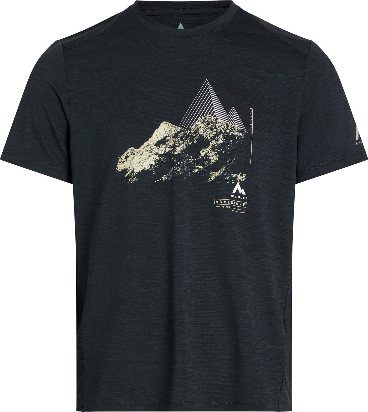 McKINLEY T-Shirt He.-T-Shirt Lele III M BLACK NIGHT