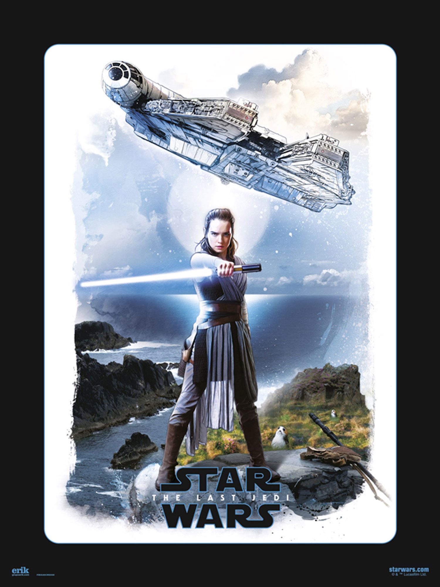 Kunstdruck Star Wars - Kunstdruck - Rey