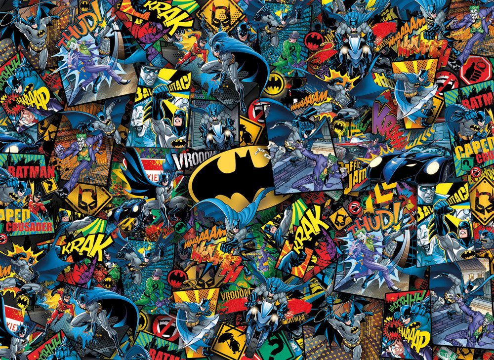 Clementoni® Puzzle Puzzle Impossible Puzzle! DC Batman 1000 Teile, Puzzleteile