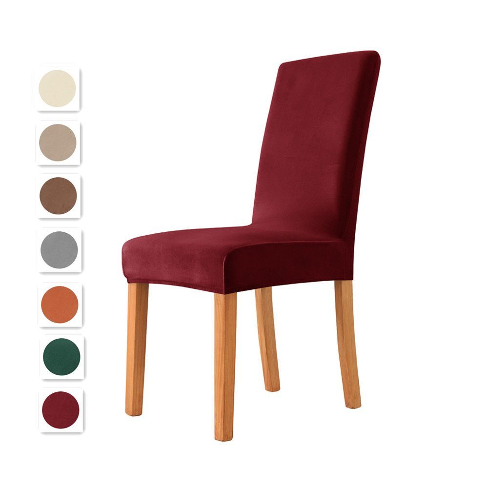 XDeer Stuhlhusse Stuhlhussen,Stretch Stuhlhusse Esszimmerstuhl Hussen, günstig online kaufen
