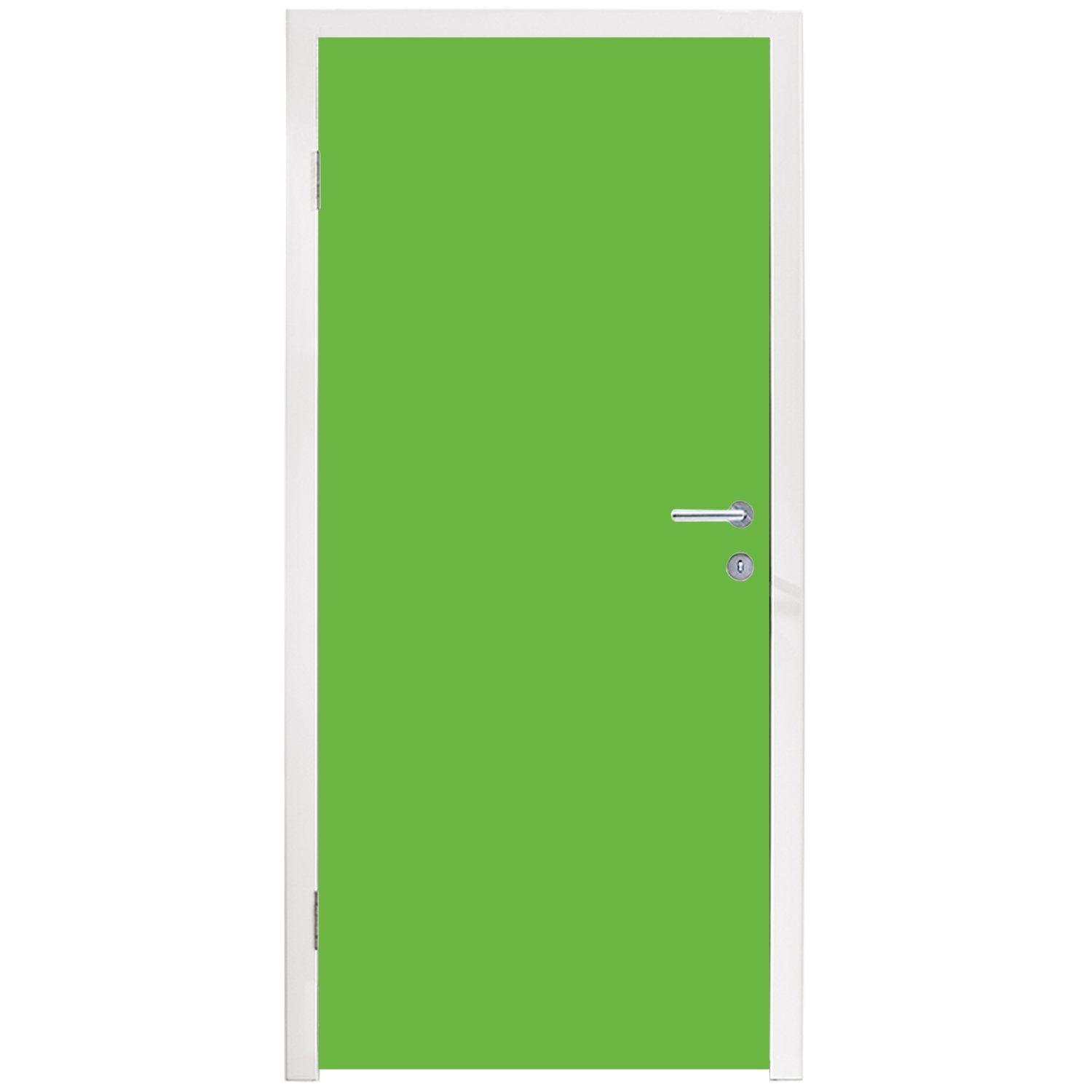MuchoWow Türtapete Grün - Farben Türaufkleber, cm für Tür, St), Matt, - 75x205 Natur, bedruckt, Fototapete (1