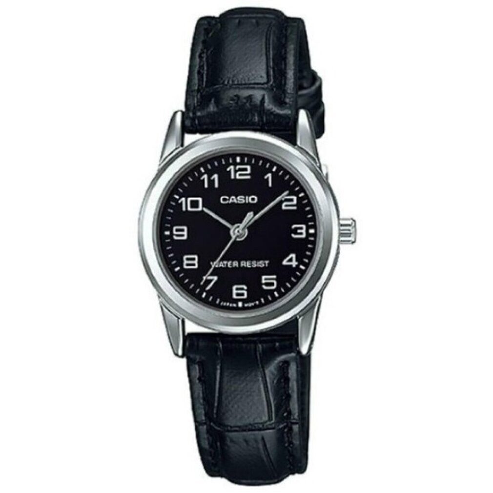 Luxusuhr Damen Analog Quarz Uhr mit Leder Armband LTP-V001L-1