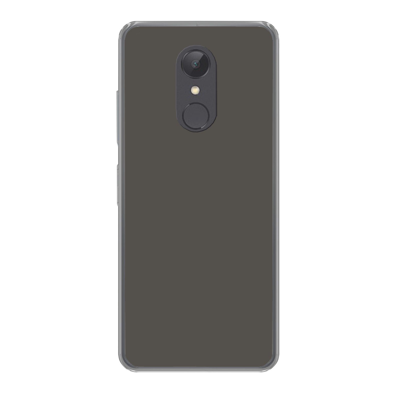 MuchoWow Handyhülle für Xiaomi Redmi 5 Grau - Farben - Einfarbig, Phone Case, Silikon, Schutzhülle Dünn
