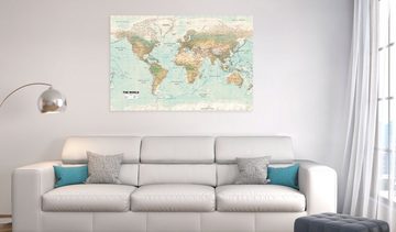 Artgeist Wandbild World Map: Beautiful World