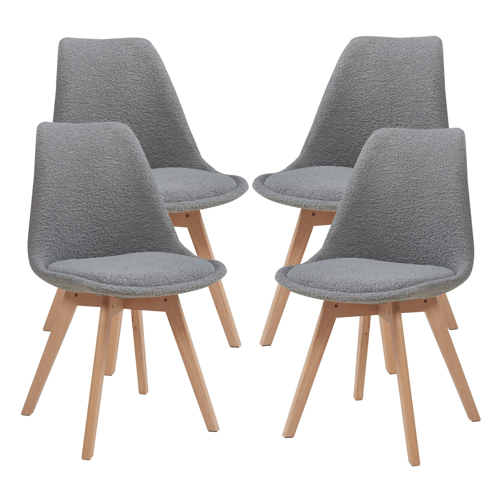 en.casa Esszimmerstuhl (Set, 4 St), »Fläten« günstig online kaufen