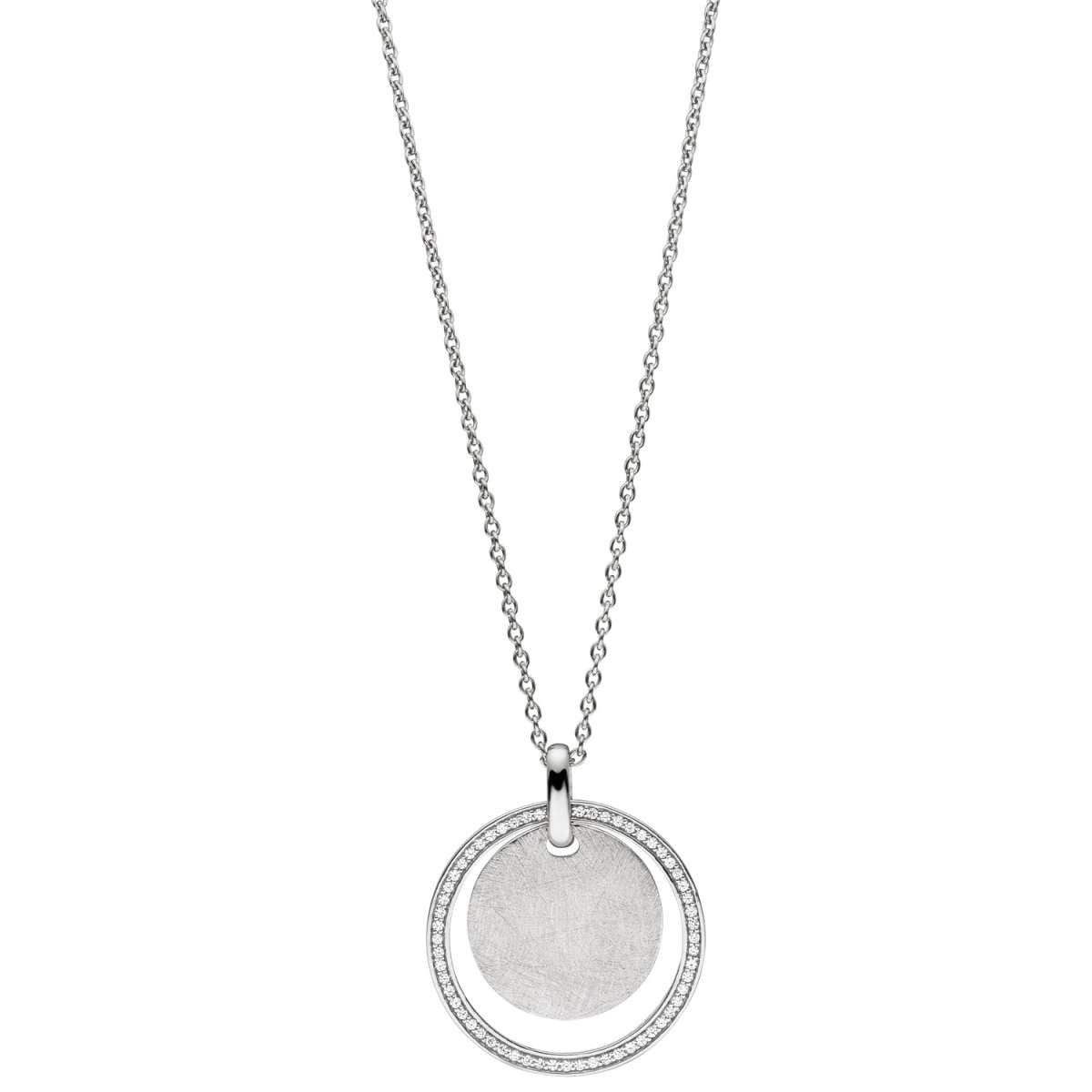 VIVENTY Kette mit Anhänger 782852, für Damen Silber mit Zirkonia
