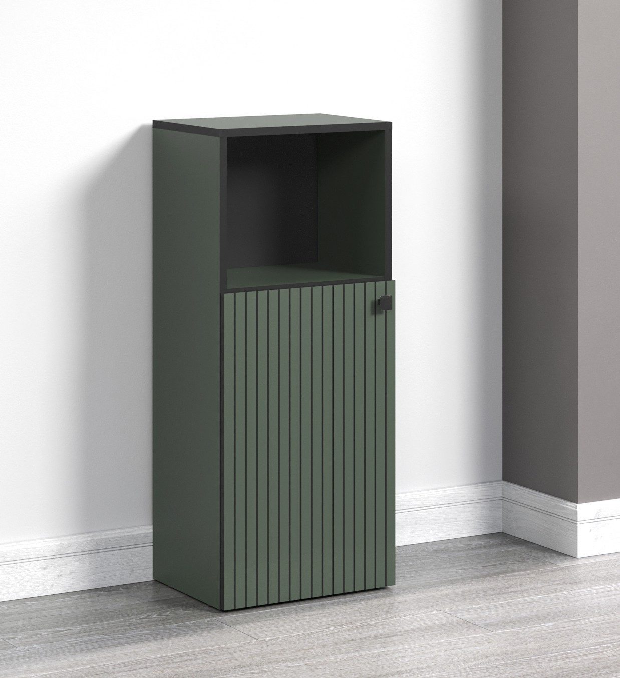 trendteam Badkommode (Standtype Stauraum), Badschrank Badkommode Unterschrank 40x95x31cm