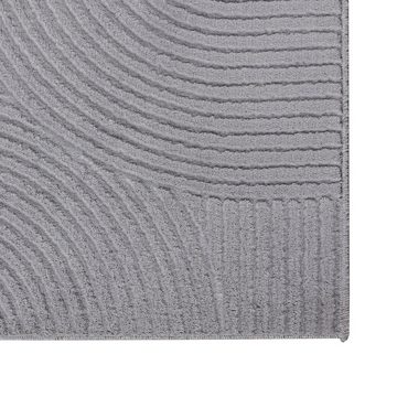 Teppich Teppich Wohnzimmer stilvoll modern weich gemütlich Linienmuster grau, Teppich-Traum, rechteckig, Höhe: 16 mm