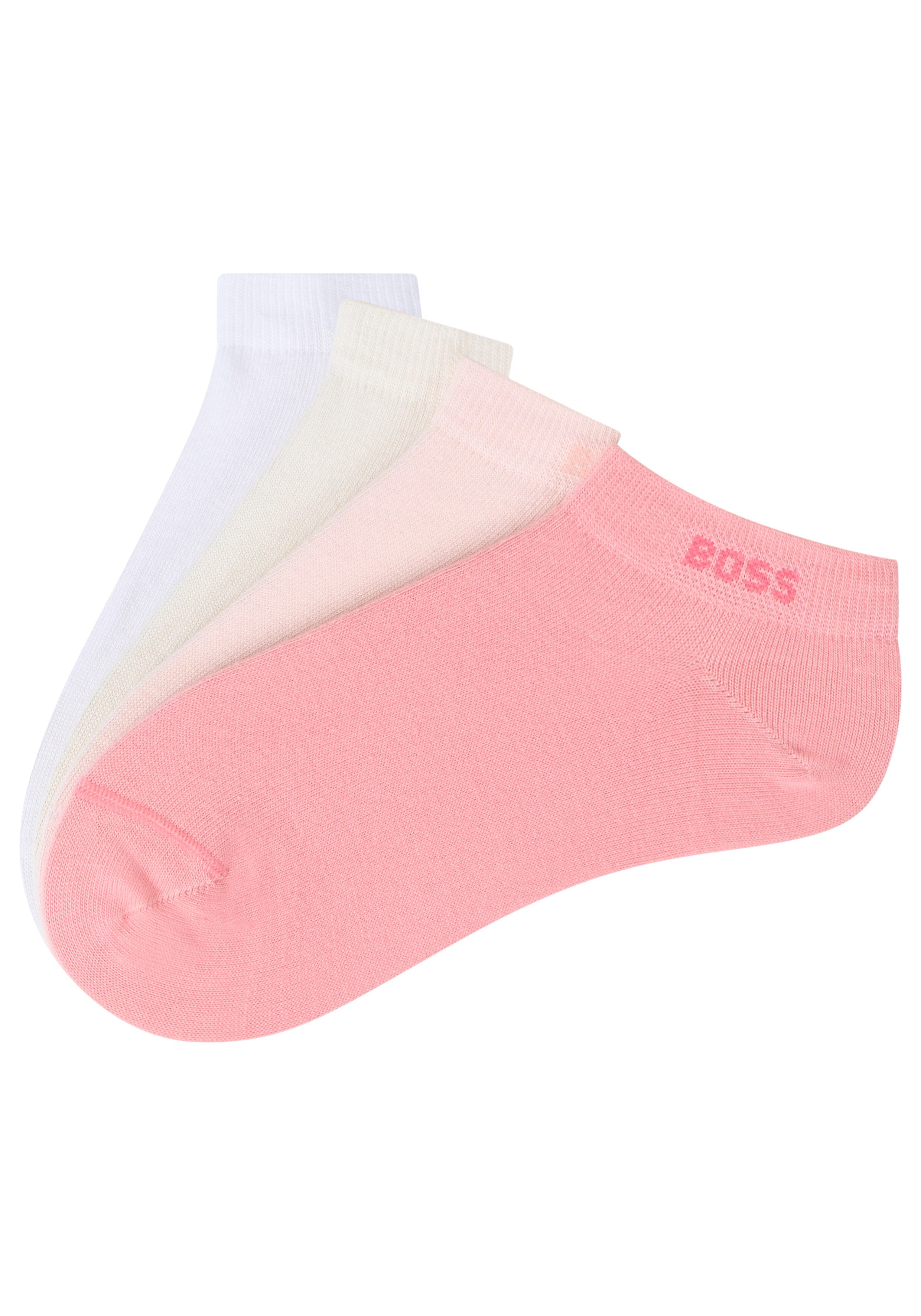 BOSS Sneakersocken 5P AS Logo CC W (Packung, 5-Paar, 5er) mit BOSS-Logoschriftzug