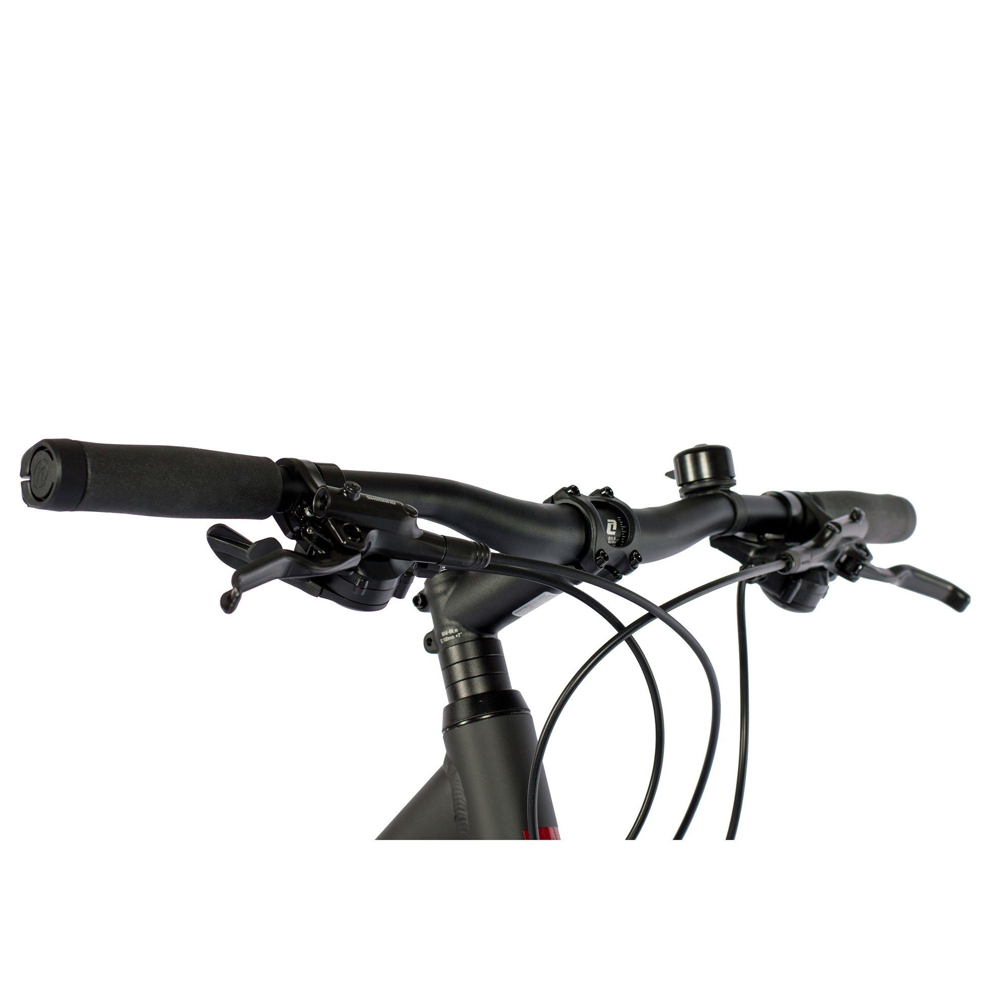 Airtracks Trekkingrad Damen Trekking Fahrrad 28 Zoll Trekkingrad TR.2830L, 24 Gang Alivio RD-M31000 SGS, Kettenschaltung, Schwarz Matt - Rahmenhöhen 48 cm & 52 cm » Modeljahr 2026
