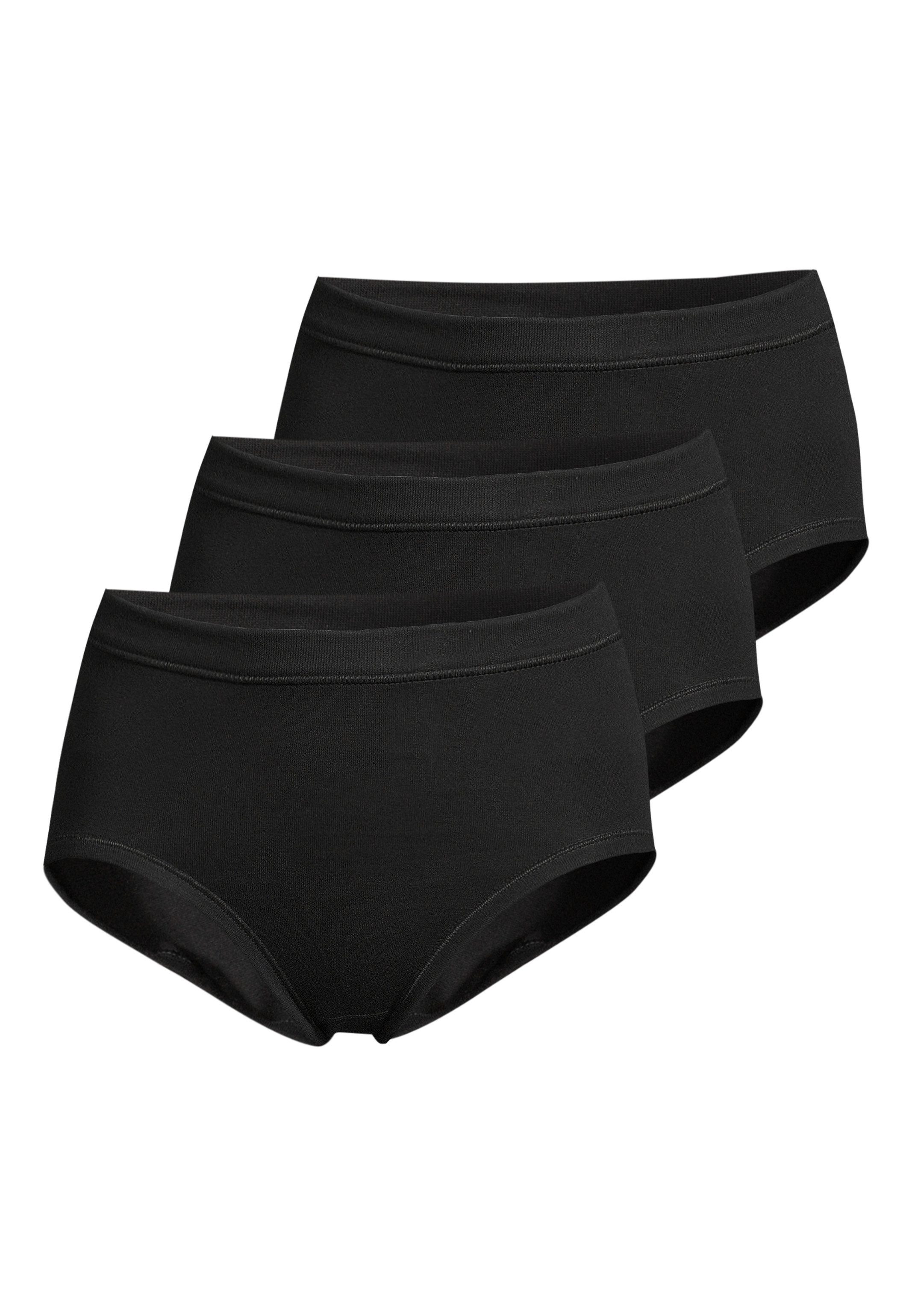 conta Taillenslip 3er Pack Feinripp (Spar-Set, 3-St) Taillen Slip - Baumwolle - Atmungsaktiv - Weiche Feinripp-Qualität