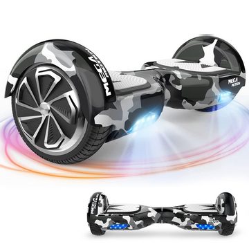 Mega Motion Balance Scooter D1, 13,00 km/h, Hoverboard 6.5" mit LED licht