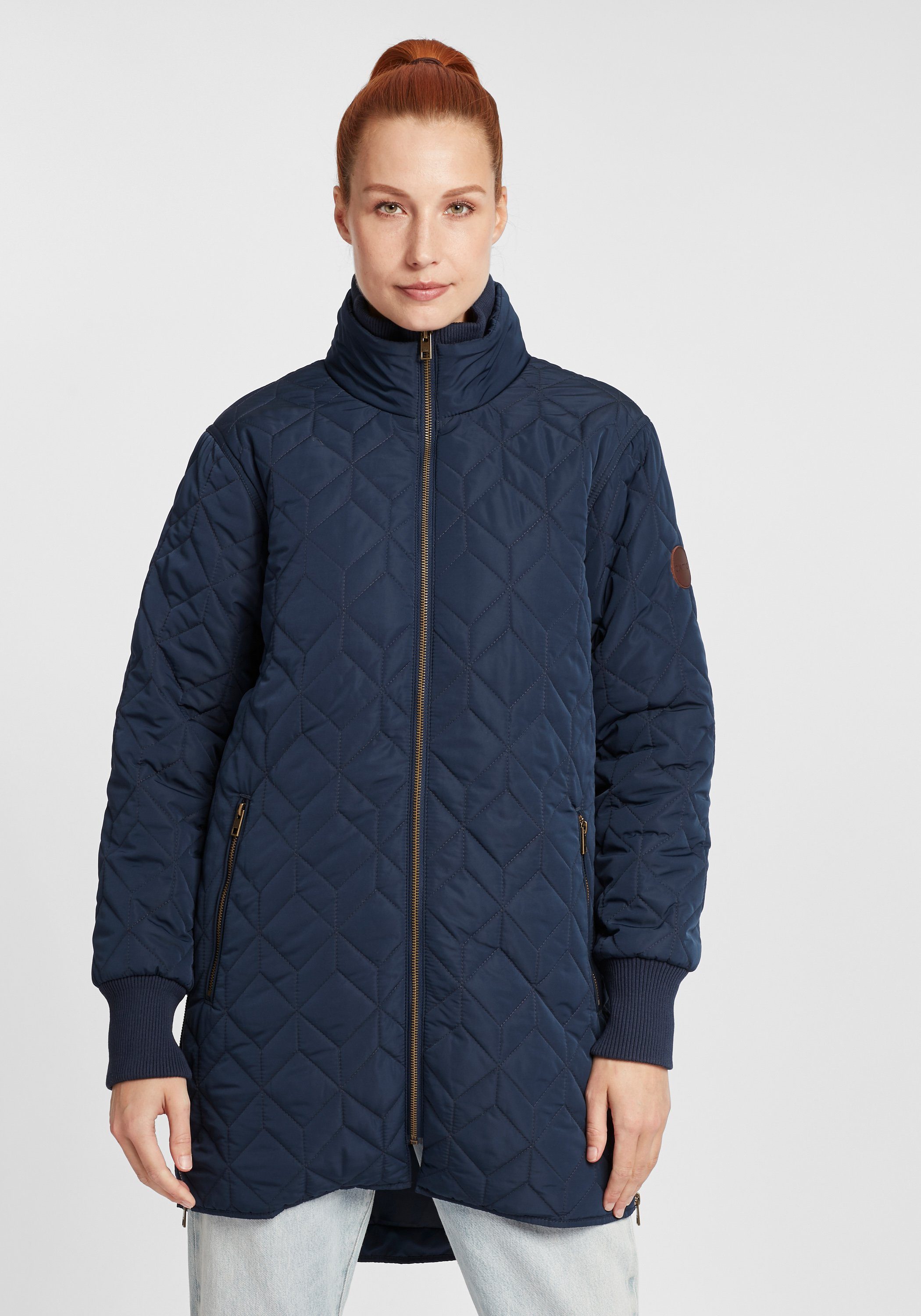 OXMO Steppjacke OXAlarar Übergangsjacke mit Kapuze Dress Blues (194024) | Jacken