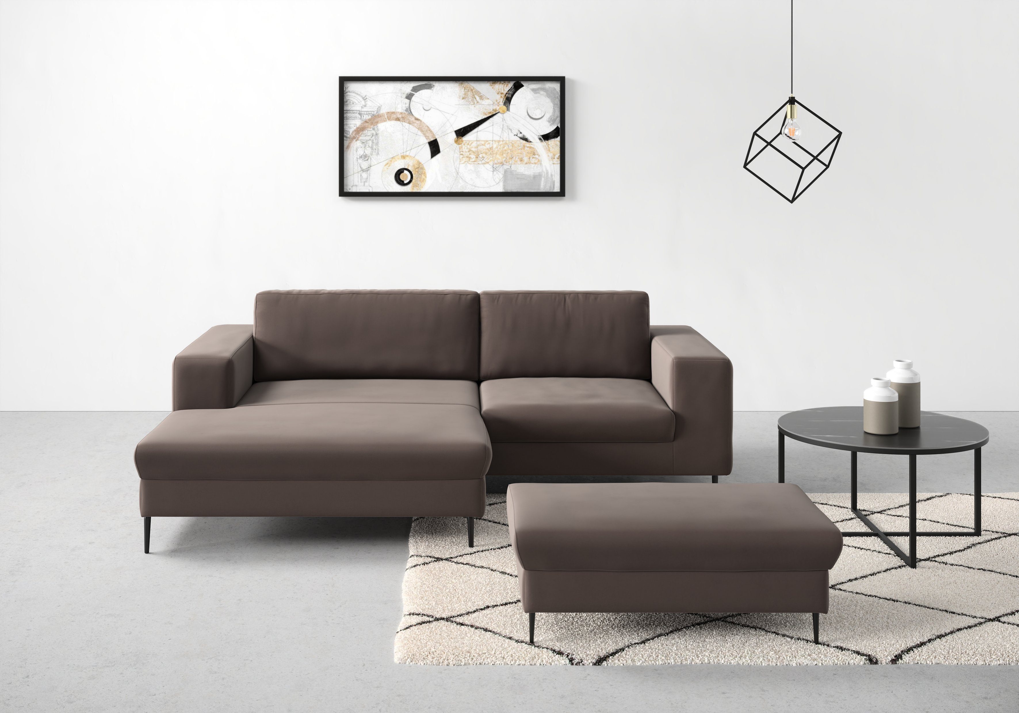 DOMO collection Ecksofa Modica kompakt und günstig online kaufen