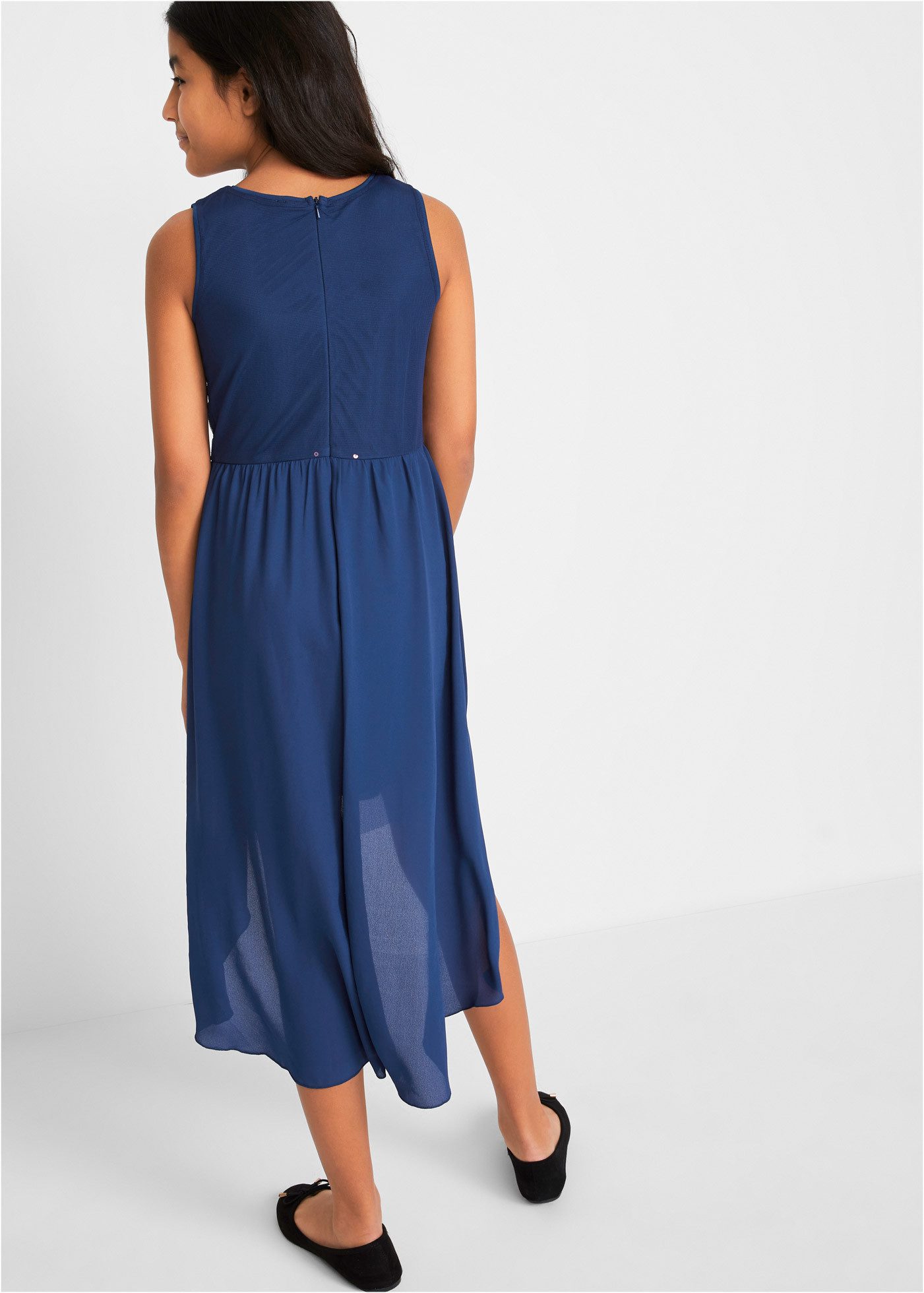 bonprix Vokuhila-Kleid festliches Kleid, aus Polyester, regular fit – Bild 2 von 5