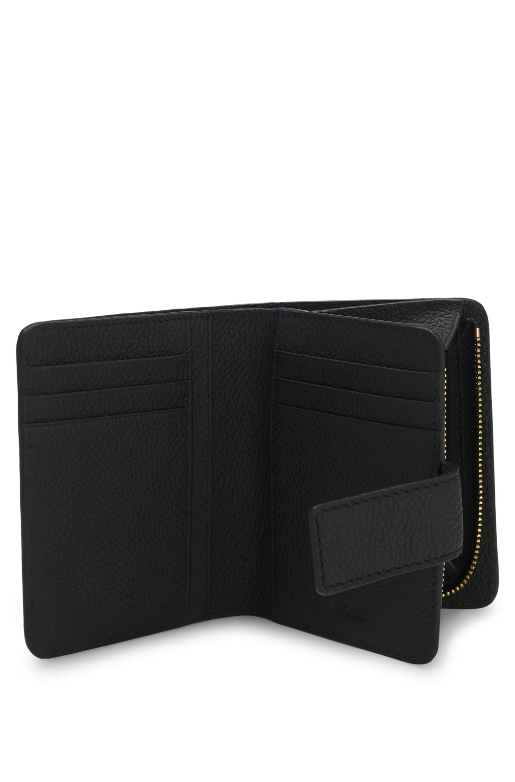 BOSS Geldbörse Lenah new Sm Wallet, Damen Portemonnaie, Geldbeutel mit Logo-Schriftzug