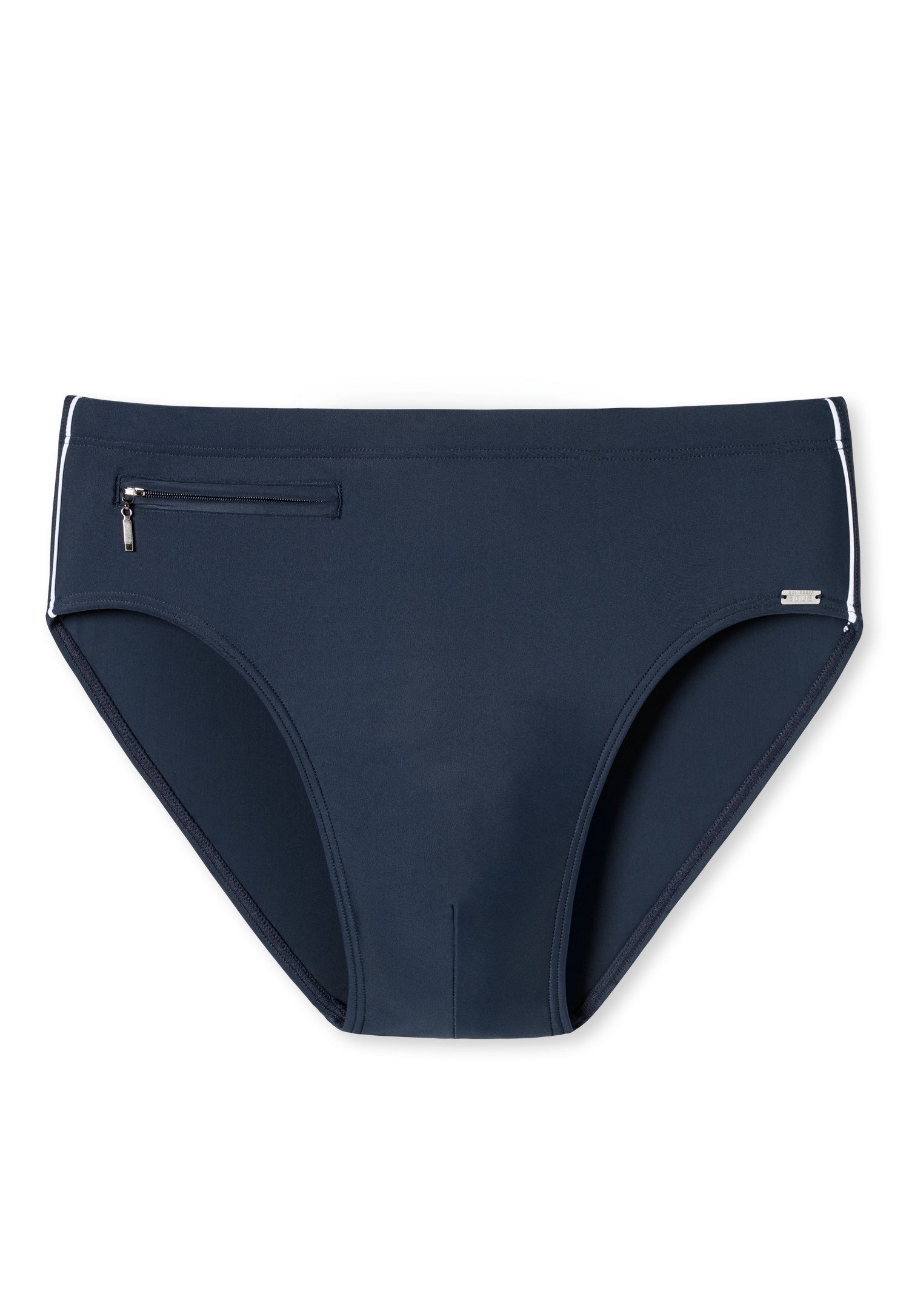 Schiesser Badeslip Nautical Casual mit extra flacher Reißverschlusstasche günstig online kaufen