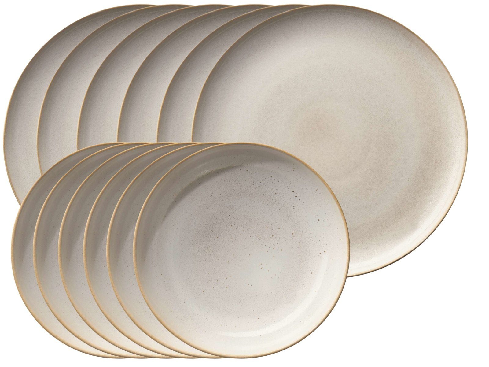 ASA SELECTION Tafelservice SAISONS Tafelset sand 12tlg, Steinzeug